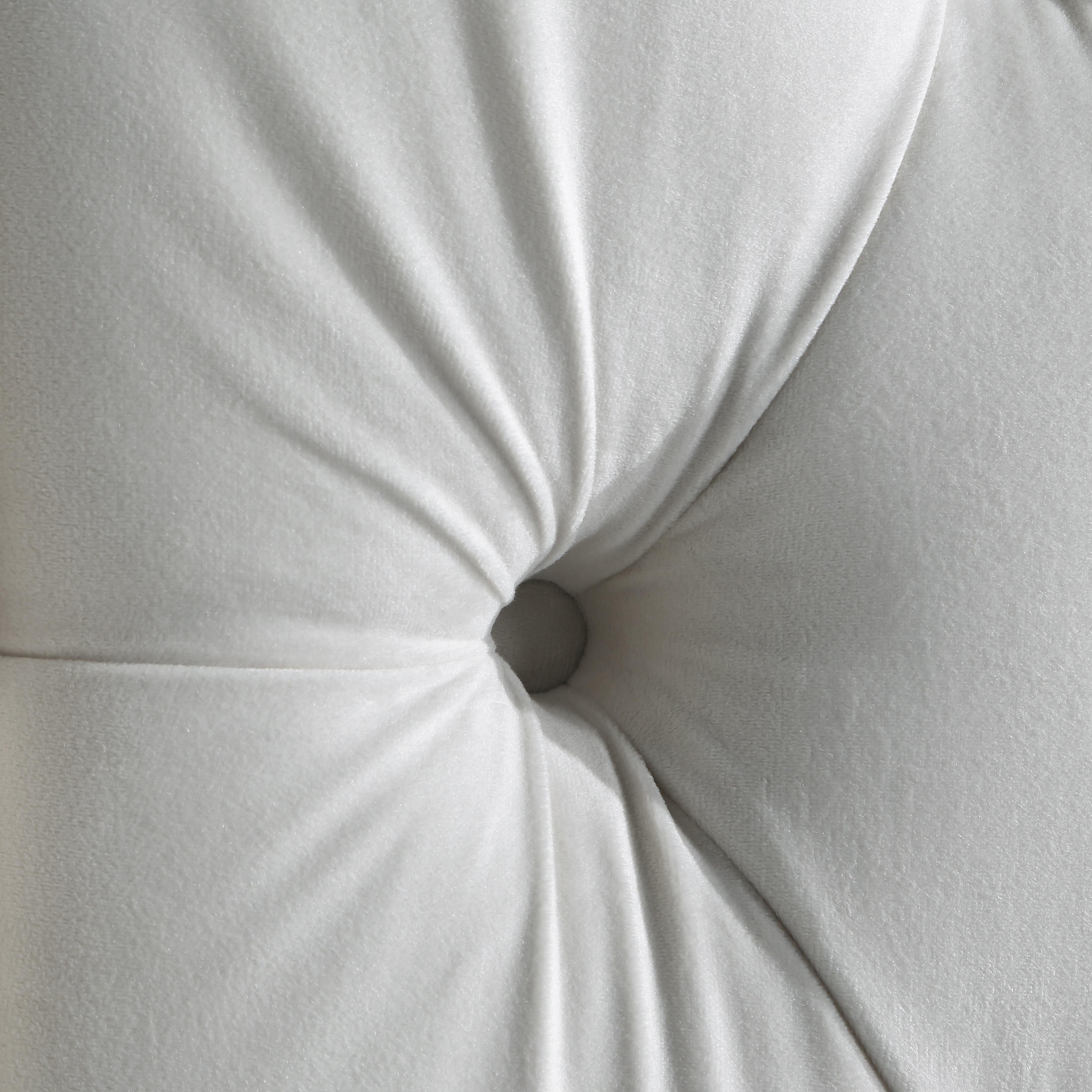 Fritz Cream Velvet King Bed - Luxury Home Furniture (MI)