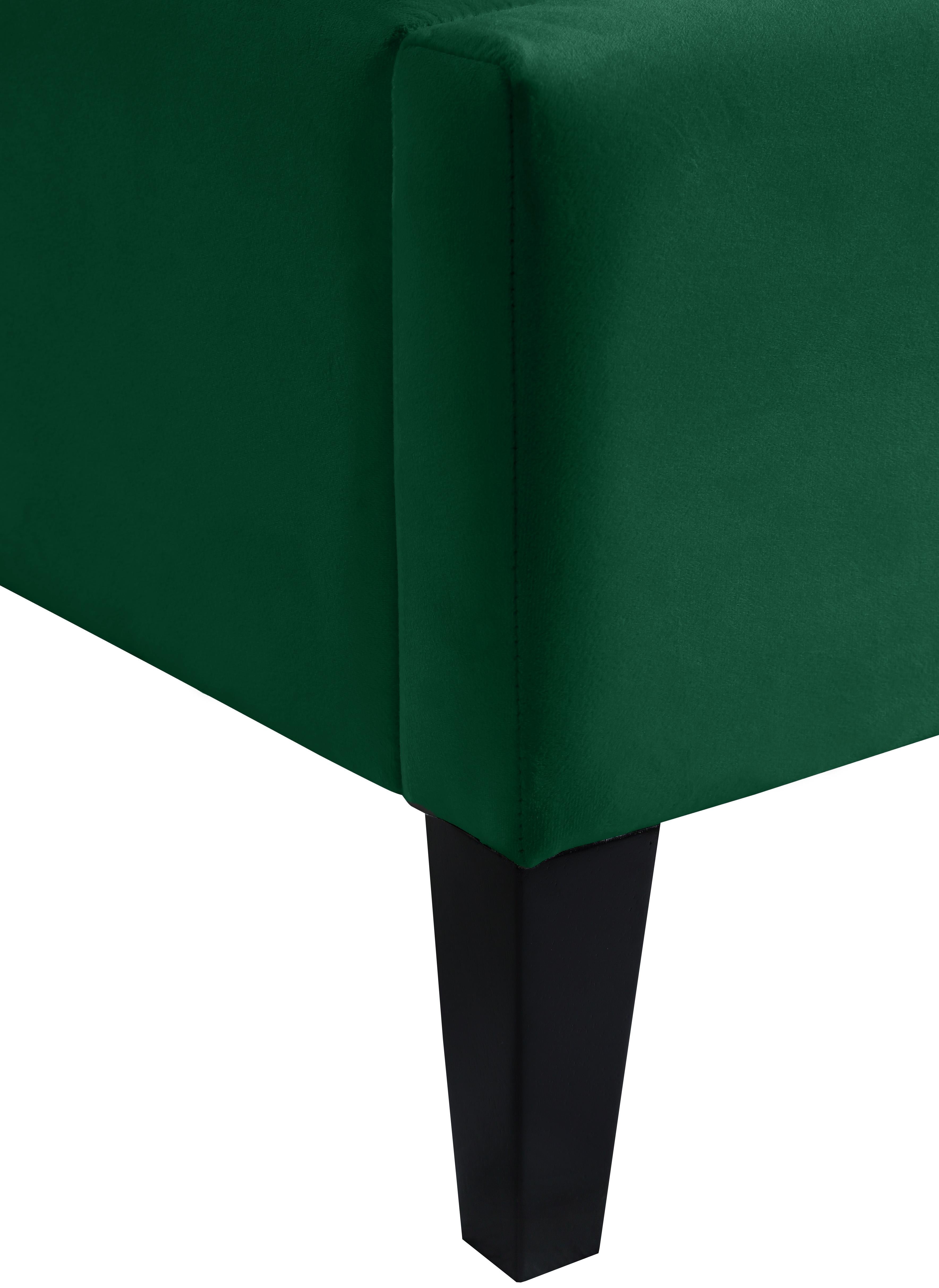 Fritz Green Velvet King Bed - Luxury Home Furniture (MI)