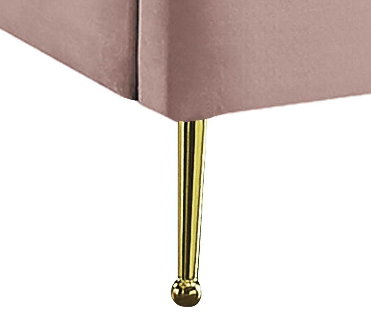 Lily Pink Velvet Queen Bed - Luxury Home Furniture (MI)