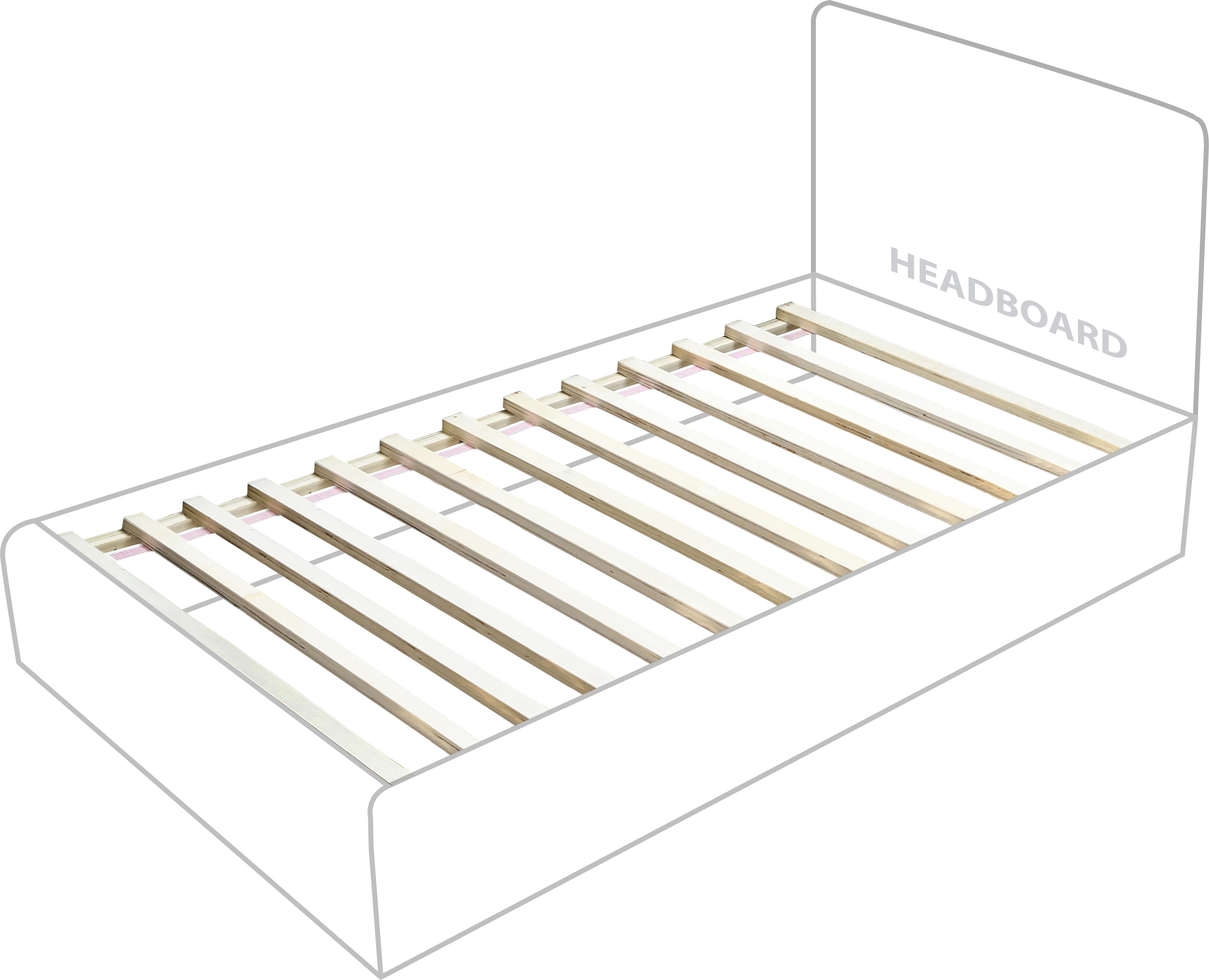 Zara Pink Velvet Twin Bed (3 Boxes) - Luxury Home Furniture (MI)