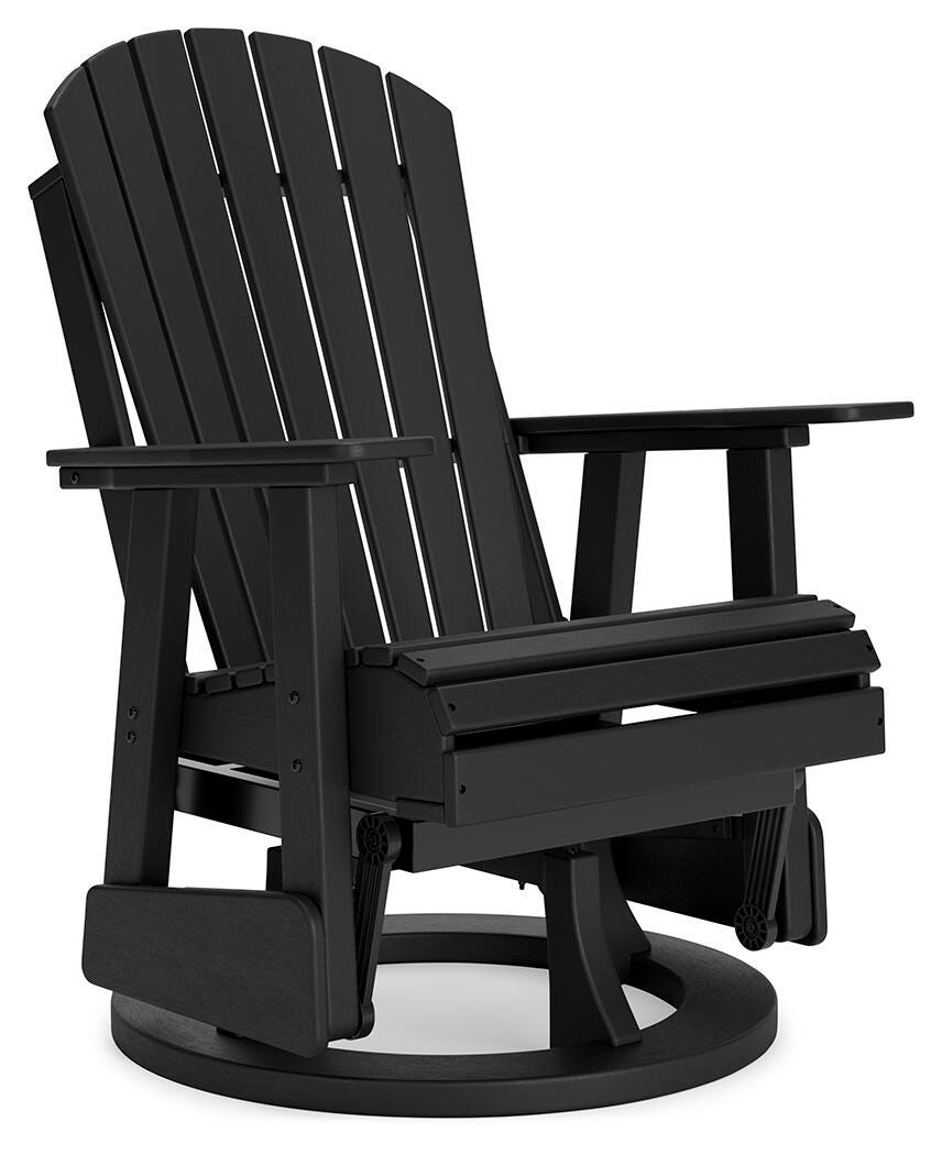 Hyland wave Outdoor Swivel Glider Chair - Luxury Home Furniture (MI)