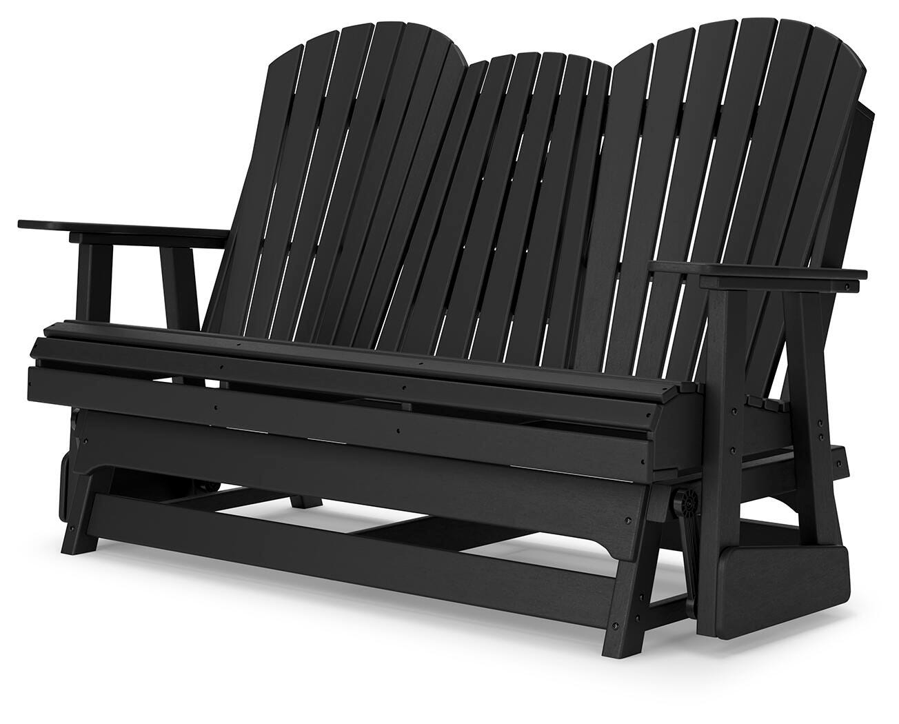 Hyland wave Outdoor Glider Loveseat - Luxury Home Furniture (MI)