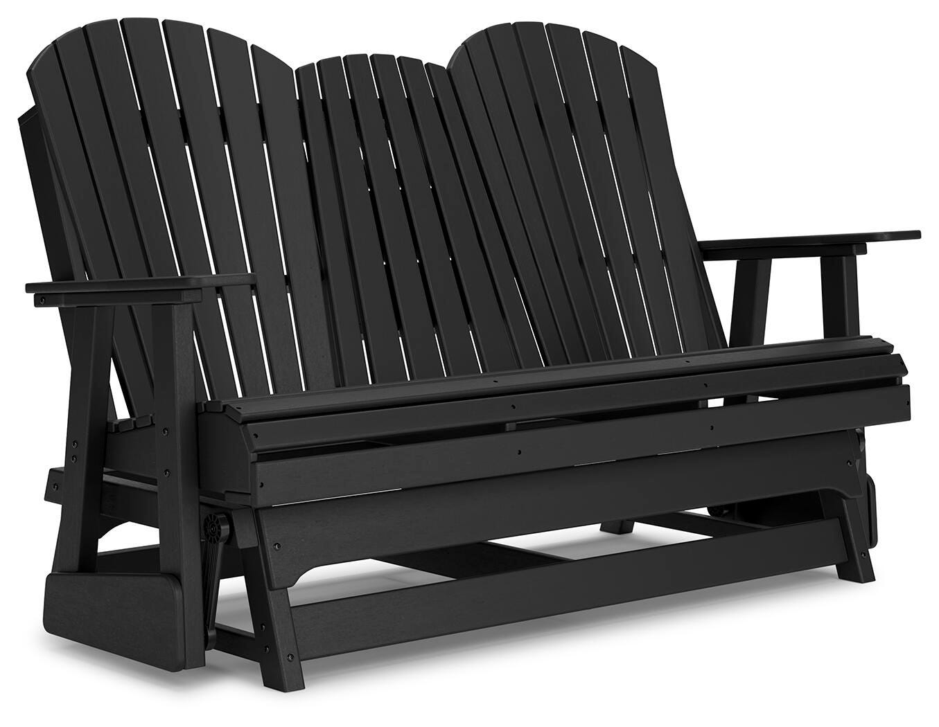 Hyland wave Outdoor Glider Loveseat - Luxury Home Furniture (MI)