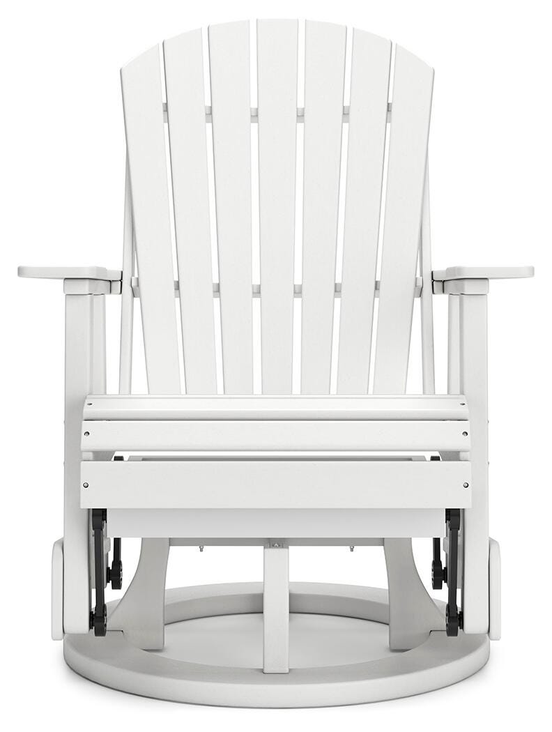 Hyland wave Outdoor Swivel Glider Chair - Luxury Home Furniture (MI)