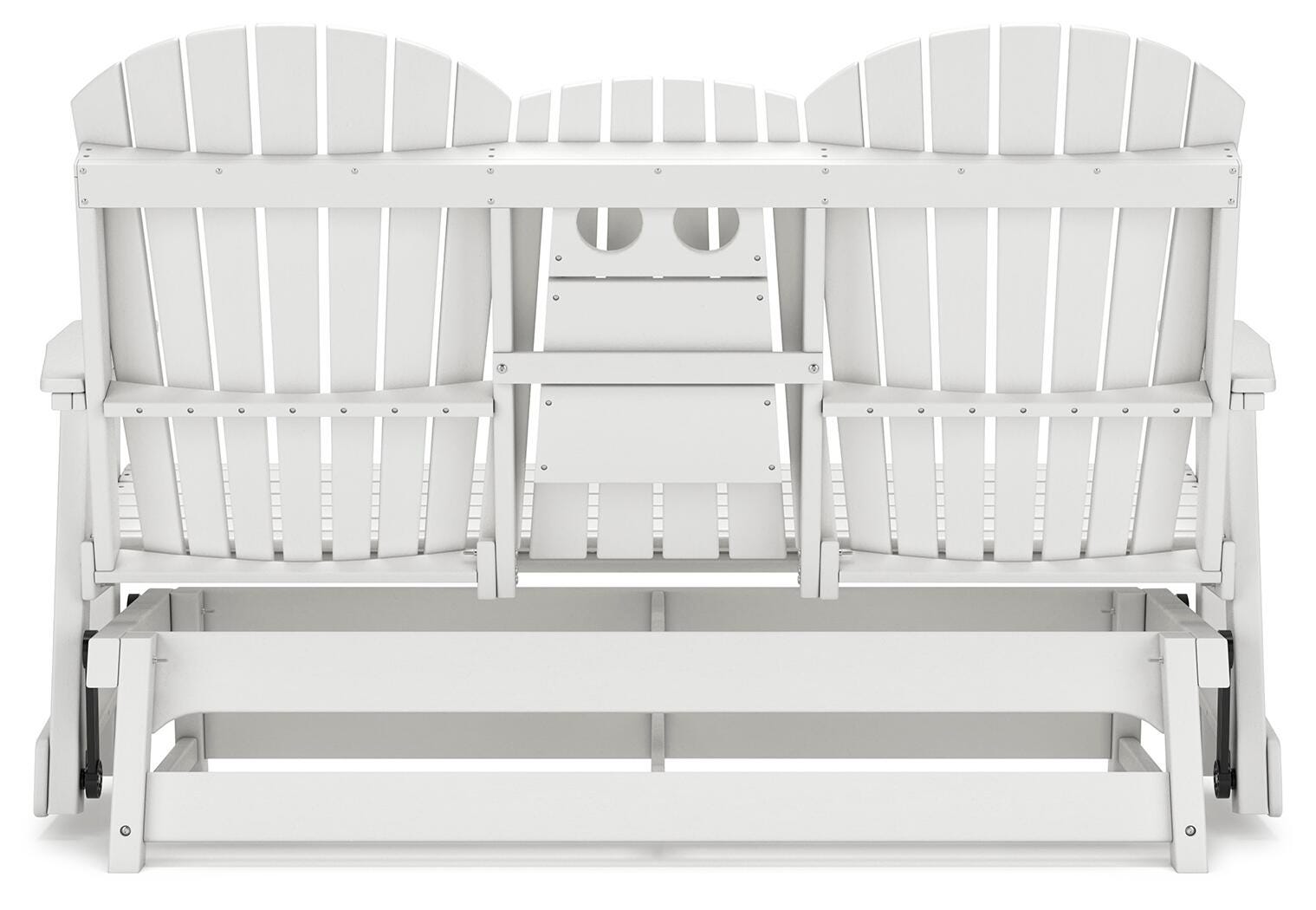 Hyland wave Outdoor Glider Loveseat - Luxury Home Furniture (MI)