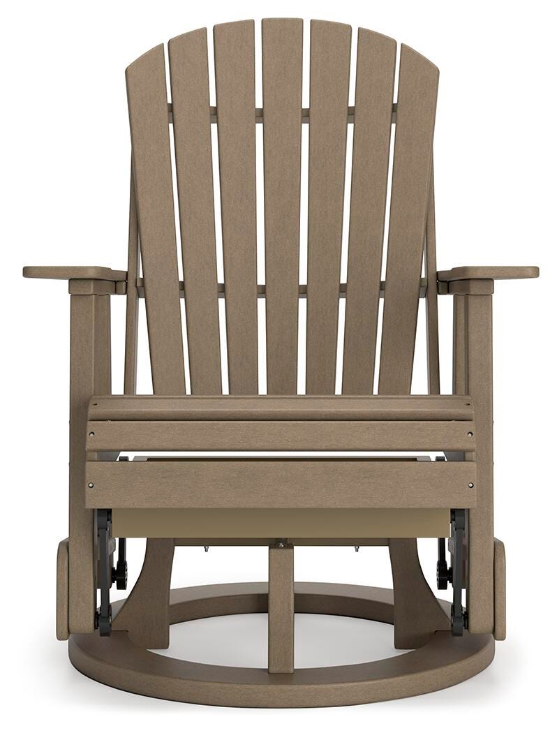 Hyland wave Outdoor Swivel Glider Chair - Luxury Home Furniture (MI)