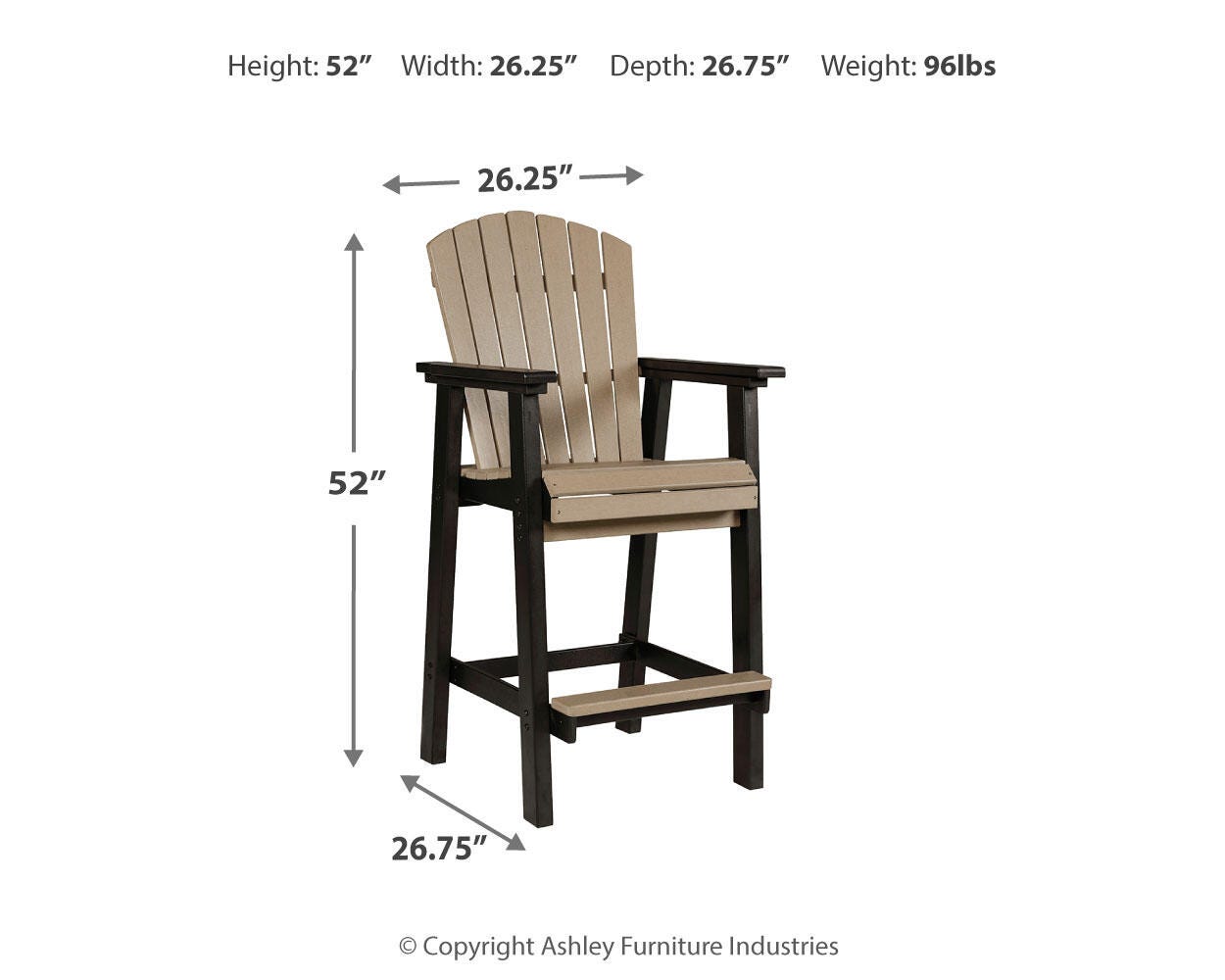 Fairen Trail Barstool (Set of 2) - Luxury Home Furniture (MI)