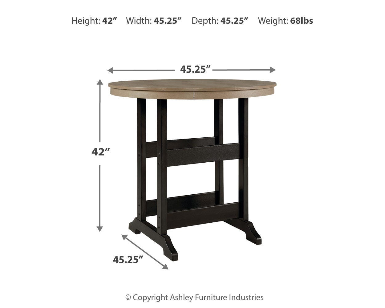 Fairen Trail Bar Table - Luxury Home Furniture (MI)