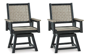 Mount Valley Swivel Chair (Set of 2) - Luxury Home Furniture (MI)
