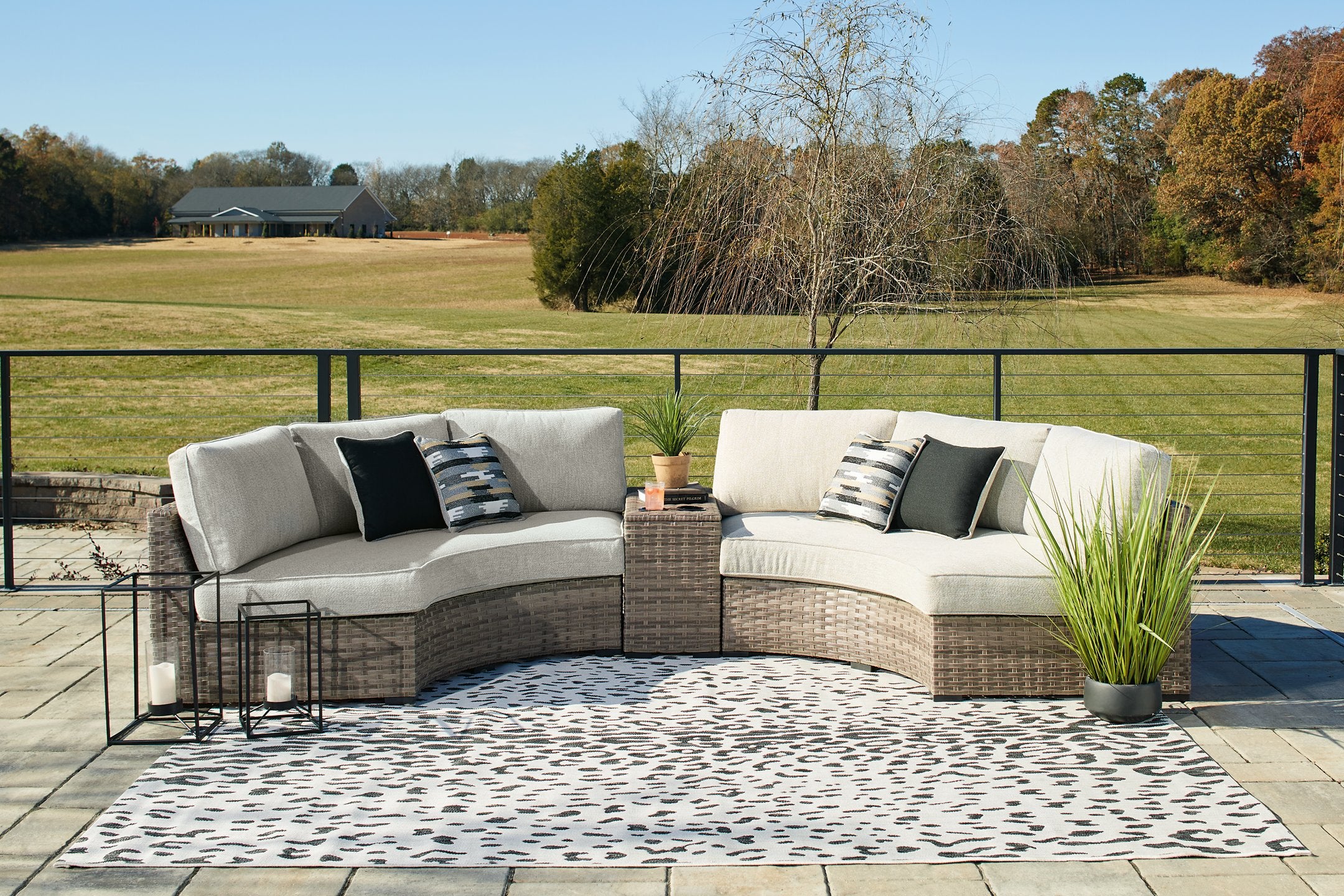 Calworth Outdoor Sectional - Luxury Home Furniture (MI)
