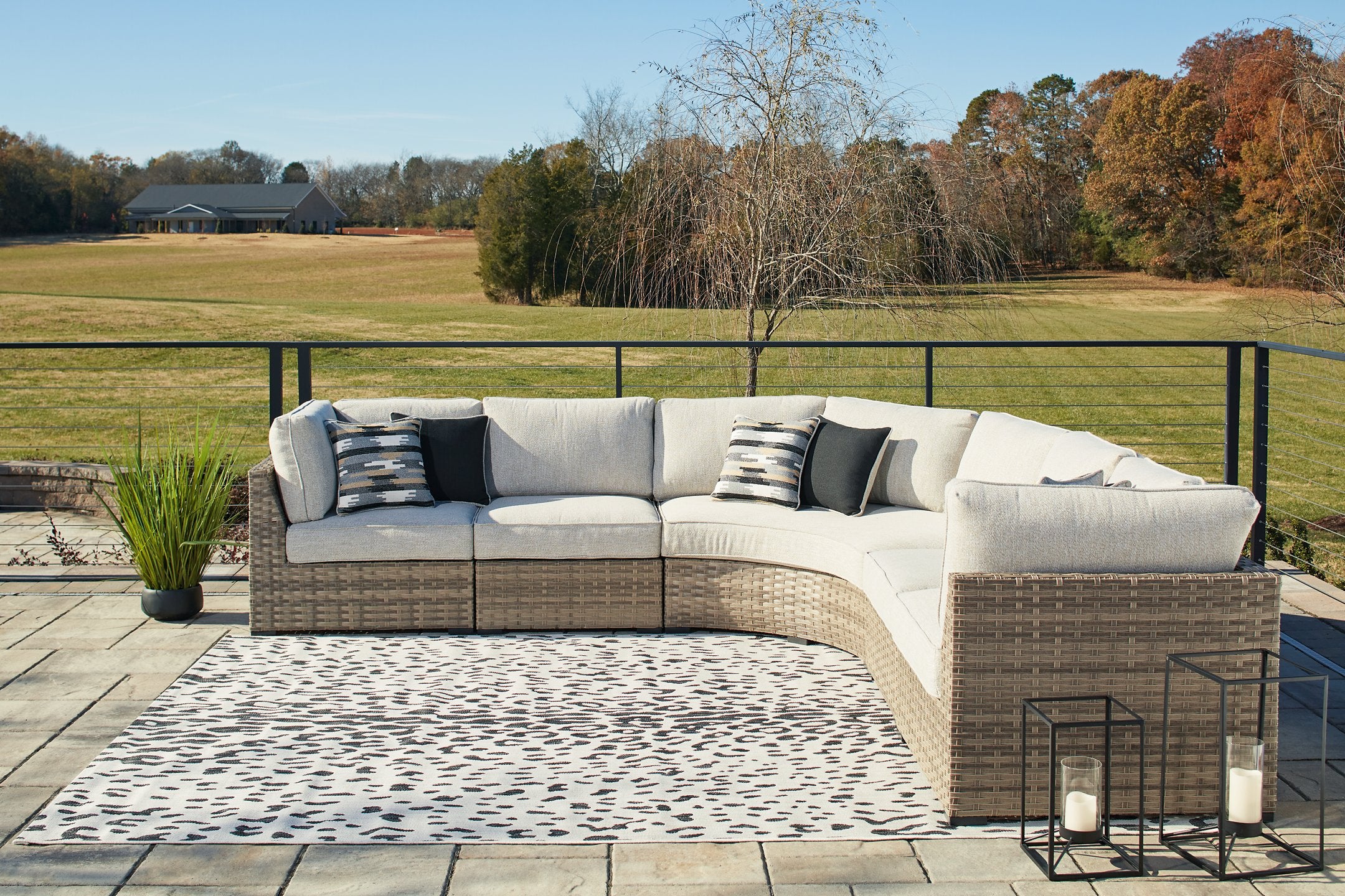 Calworth Outdoor Sectional - Luxury Home Furniture (MI)