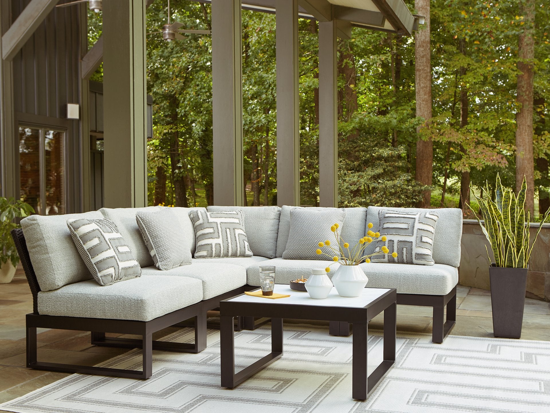 Beachloft Outdoor Sectional - Luxury Home Furniture (MI)