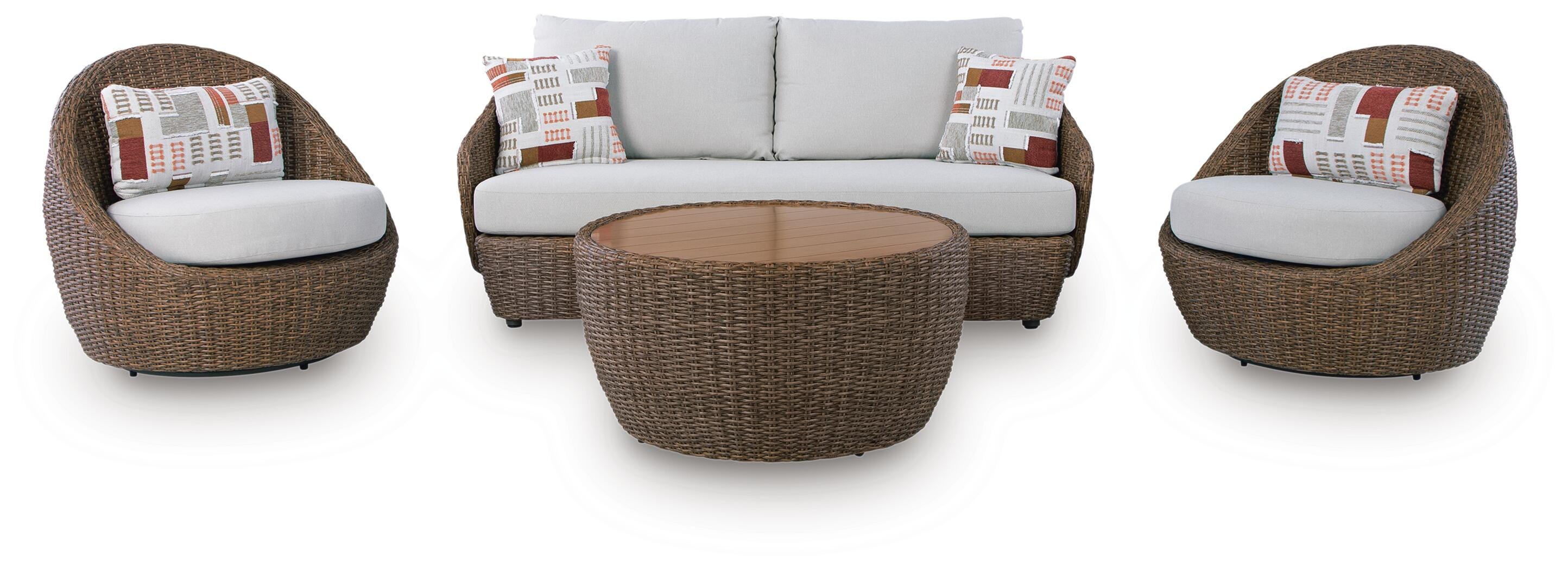Double Point Outdoor Seating Set - Luxury Home Furniture (MI)