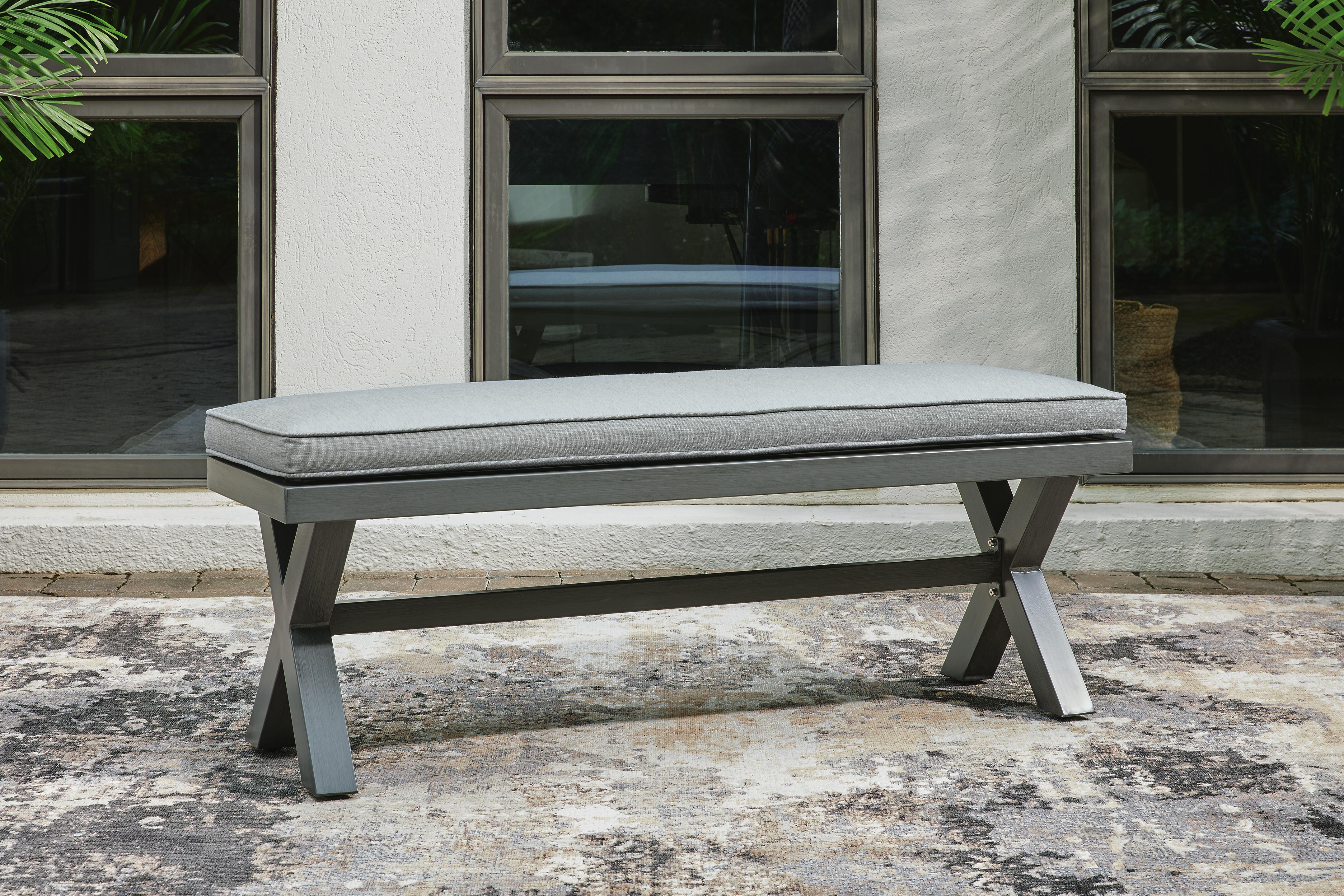 Elite Park Outdoor Bench with Cushion - Luxury Home Furniture (MI)