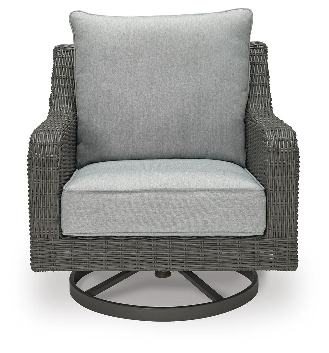 Elite Park Outdoor Swivel Lounge with Cushion - Luxury Home Furniture (MI)