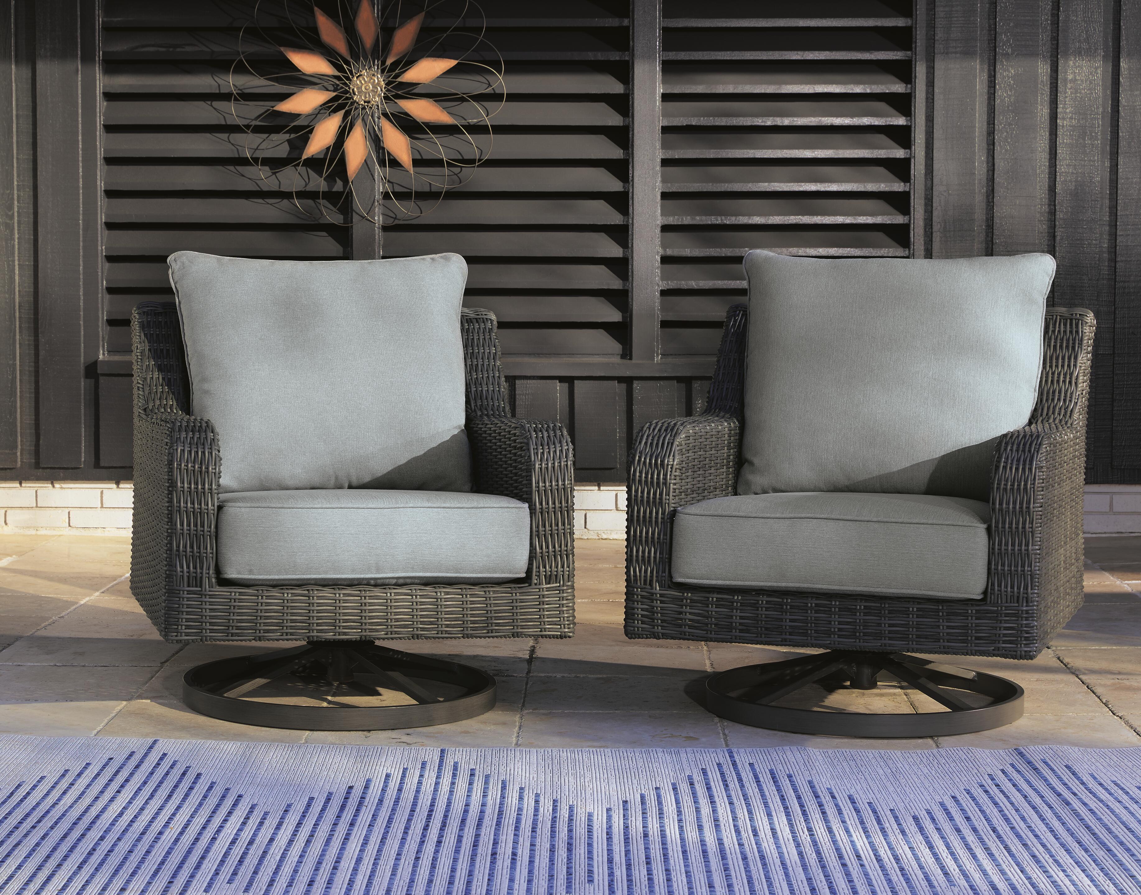 Elite Park Outdoor Swivel Lounge with Cushion - Luxury Home Furniture (MI)