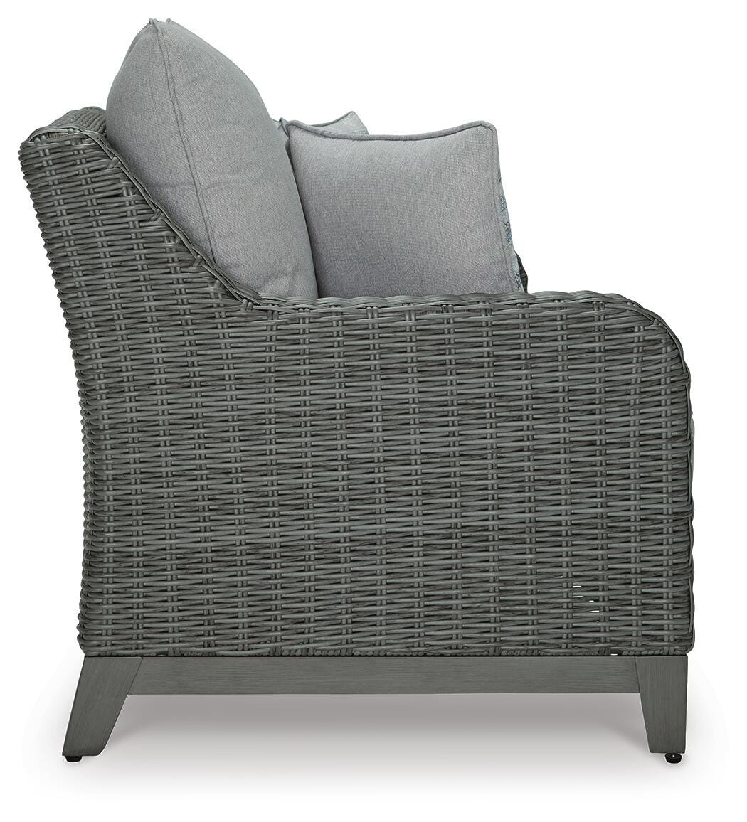 Elite Park Outdoor Loveseat with Cushion - Luxury Home Furniture (MI)