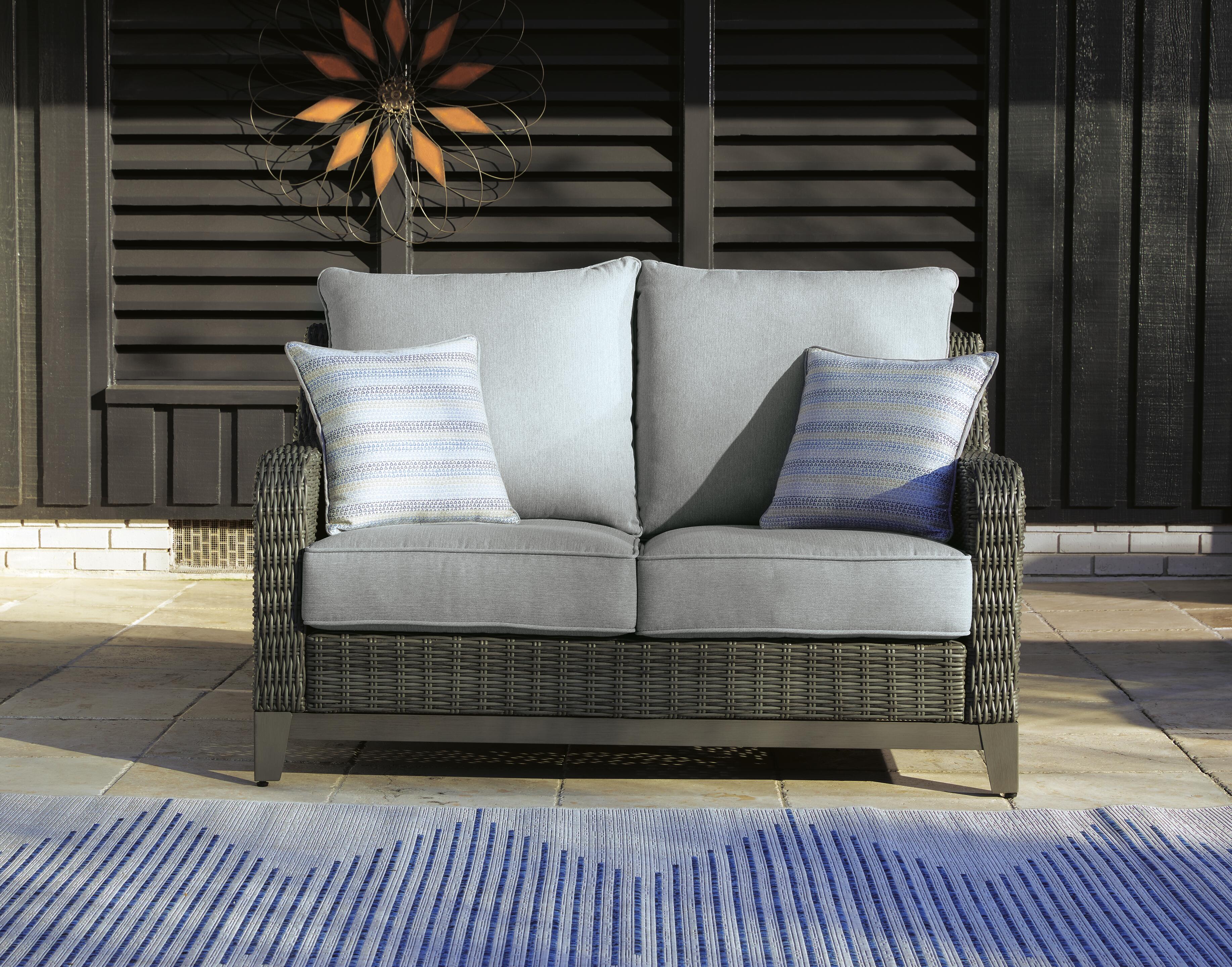 Elite Park Outdoor Loveseat with Cushion - Luxury Home Furniture (MI)
