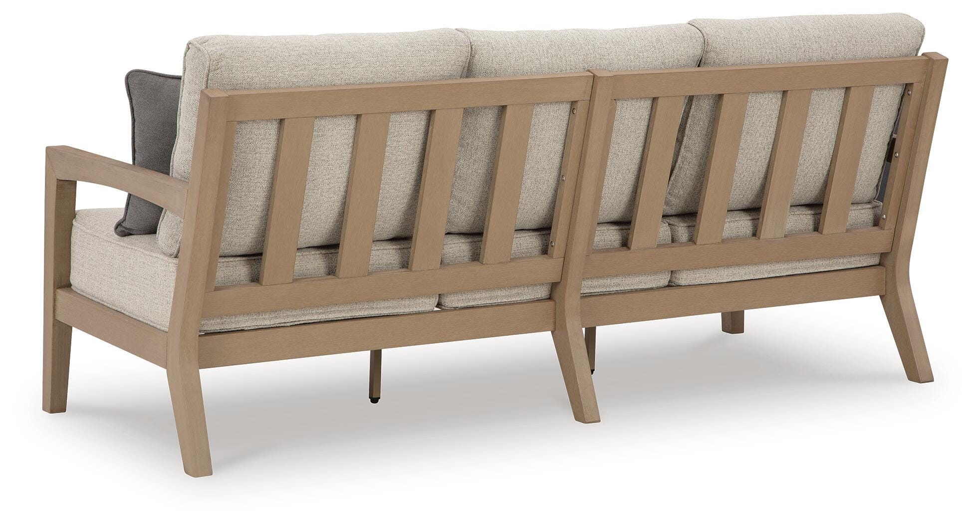 Hallow Creek Outdoor Sofa with Cushion - Luxury Home Furniture (MI)