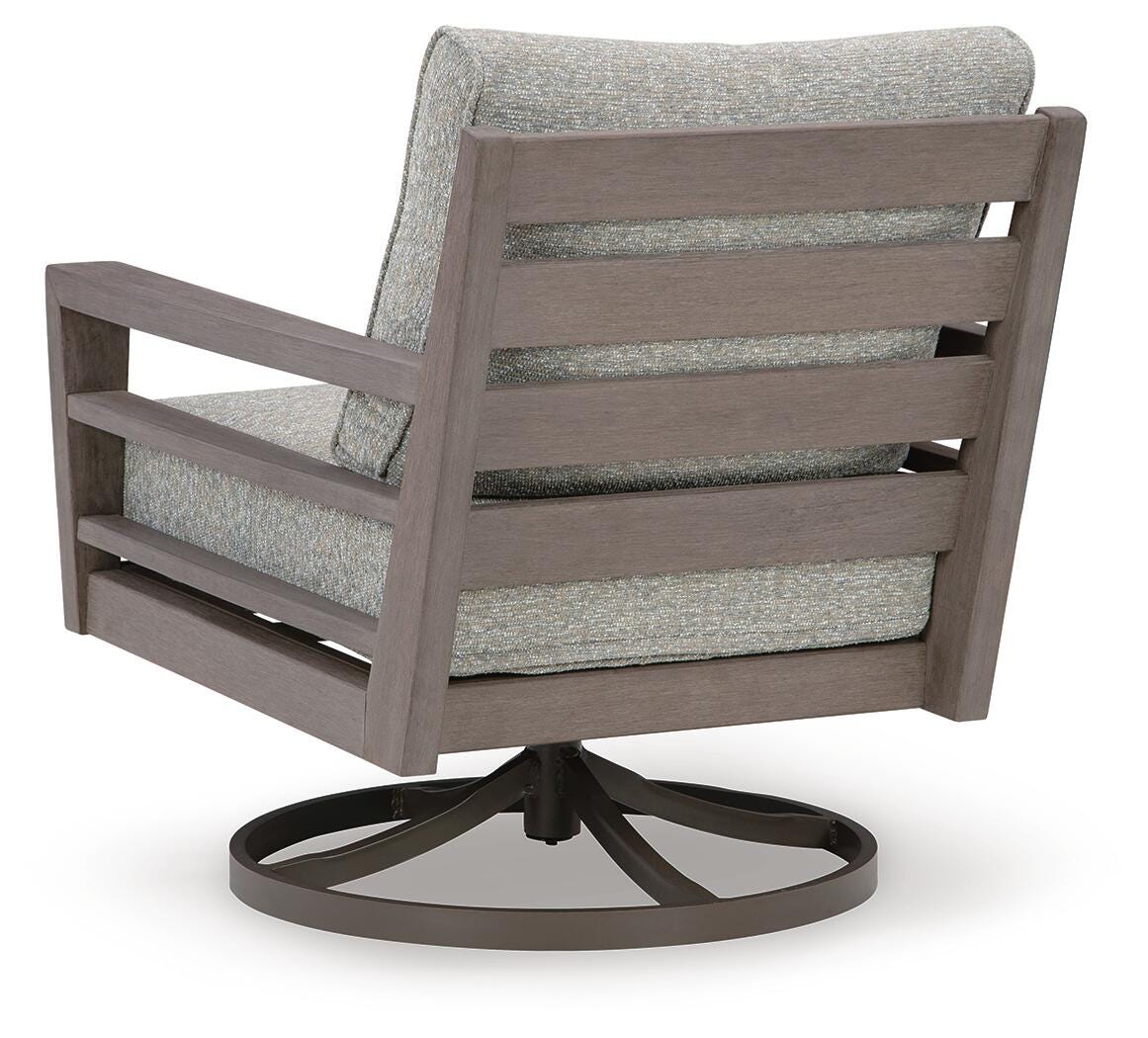 Hillside Barn Outdoor Swivel Lounge with Cushion - Luxury Home Furniture (MI)