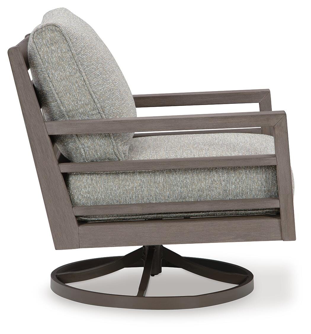 Hillside Barn Outdoor Swivel Lounge with Cushion - Luxury Home Furniture (MI)