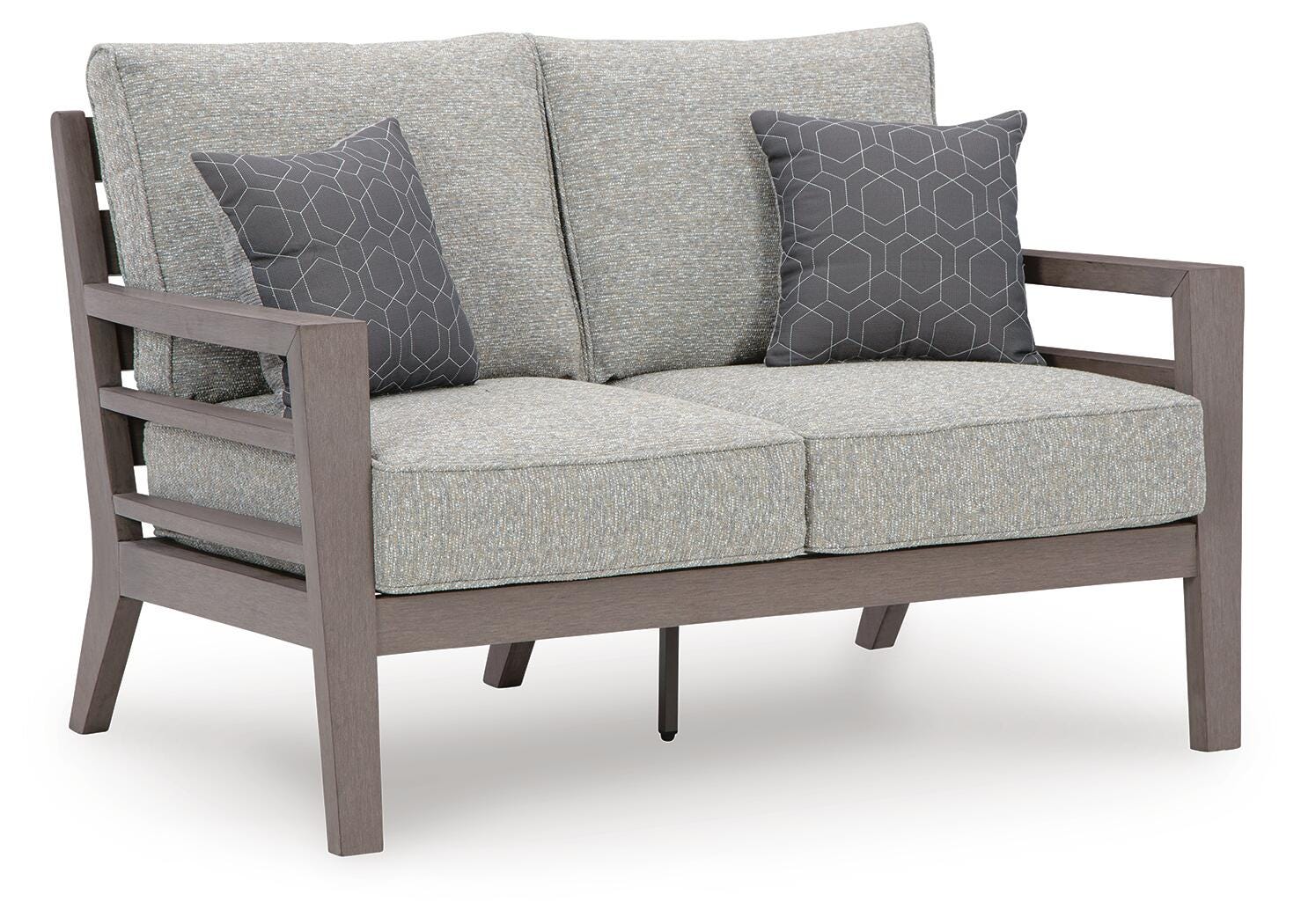 Hillside Barn Outdoor Loveseat with Cushion - Luxury Home Furniture (MI)