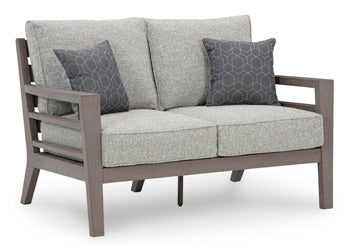 Hillside Barn Outdoor Loveseat with Cushion - Luxury Home Furniture (MI)