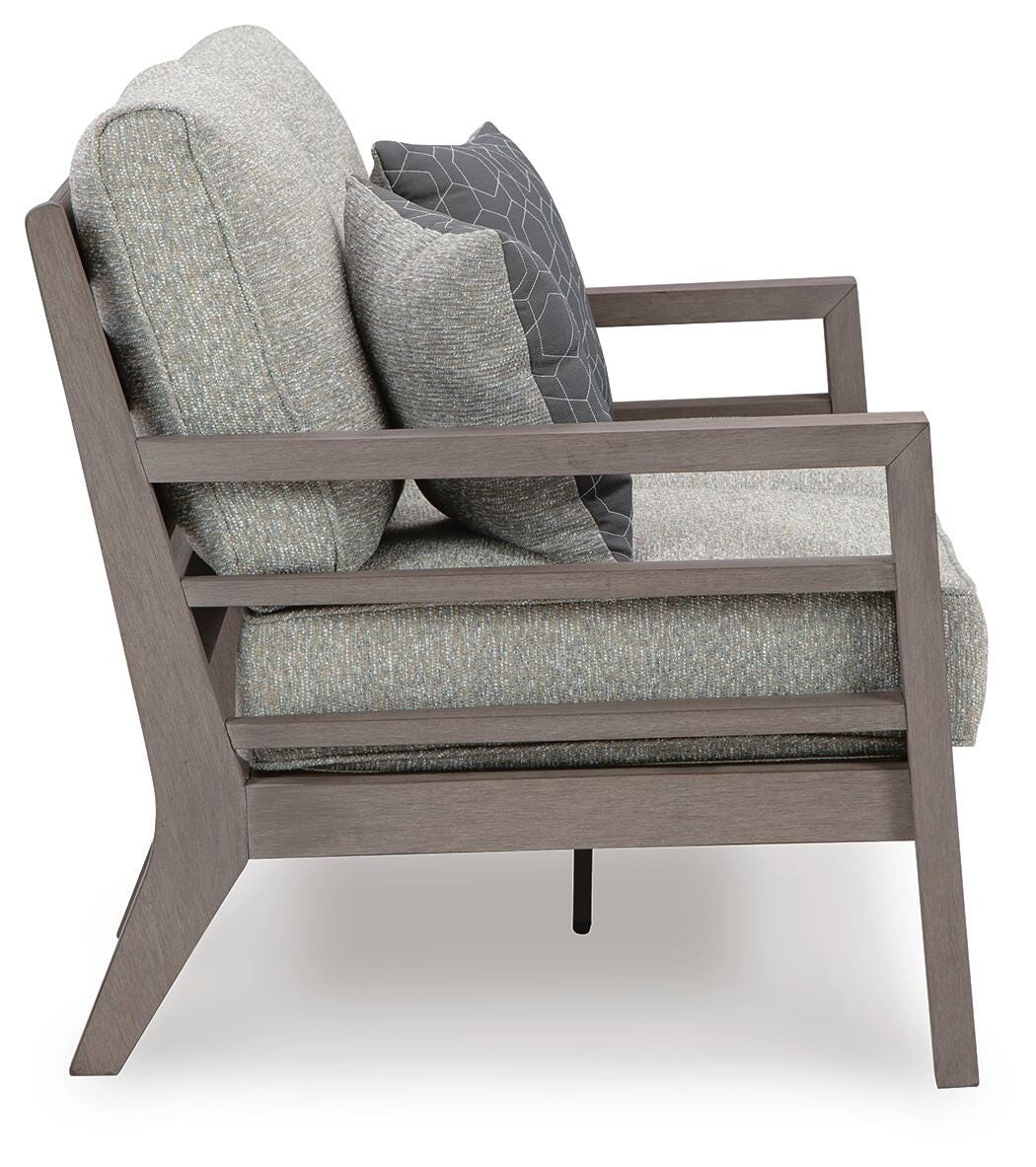 Hillside Barn Outdoor Loveseat with Cushion - Luxury Home Furniture (MI)