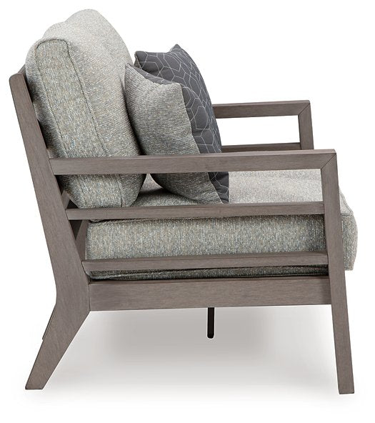 Hillside Barn Outdoor Loveseat with Cushion - Luxury Home Furniture (MI)