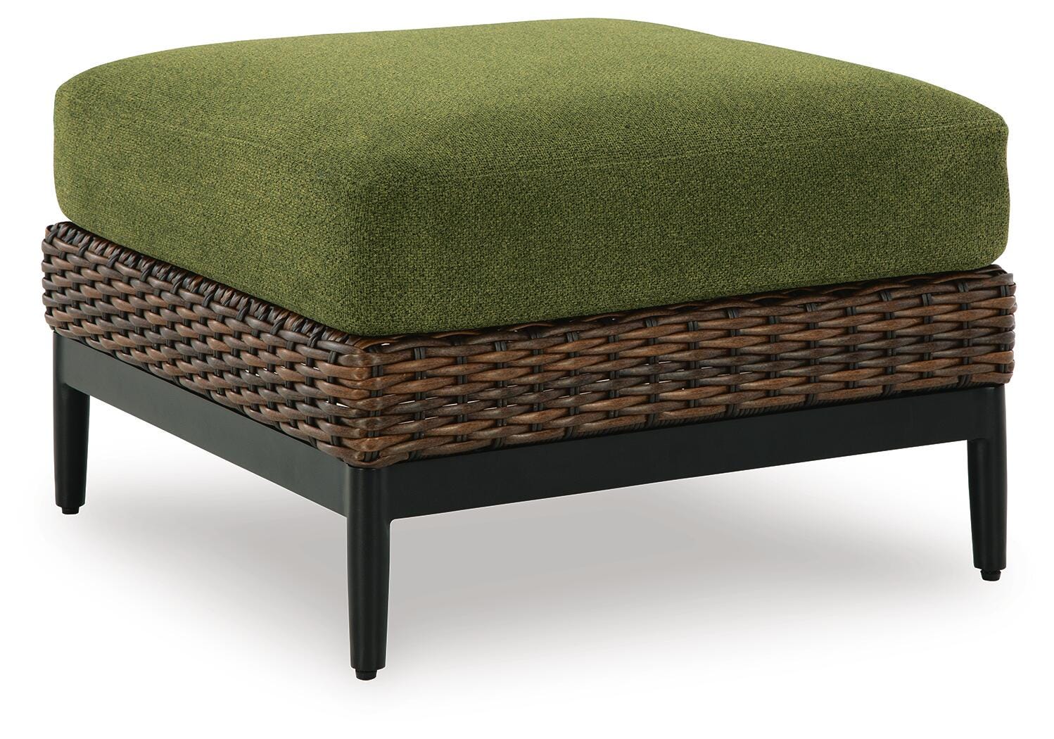 Horizon Hall Outdoor Ottoman with Cushion - Luxury Home Furniture (MI)