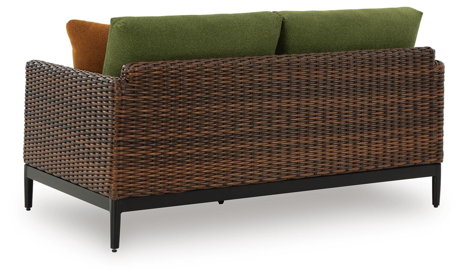 Horizon Hall Outdoor Loveseat with Cushion - Luxury Home Furniture (MI)