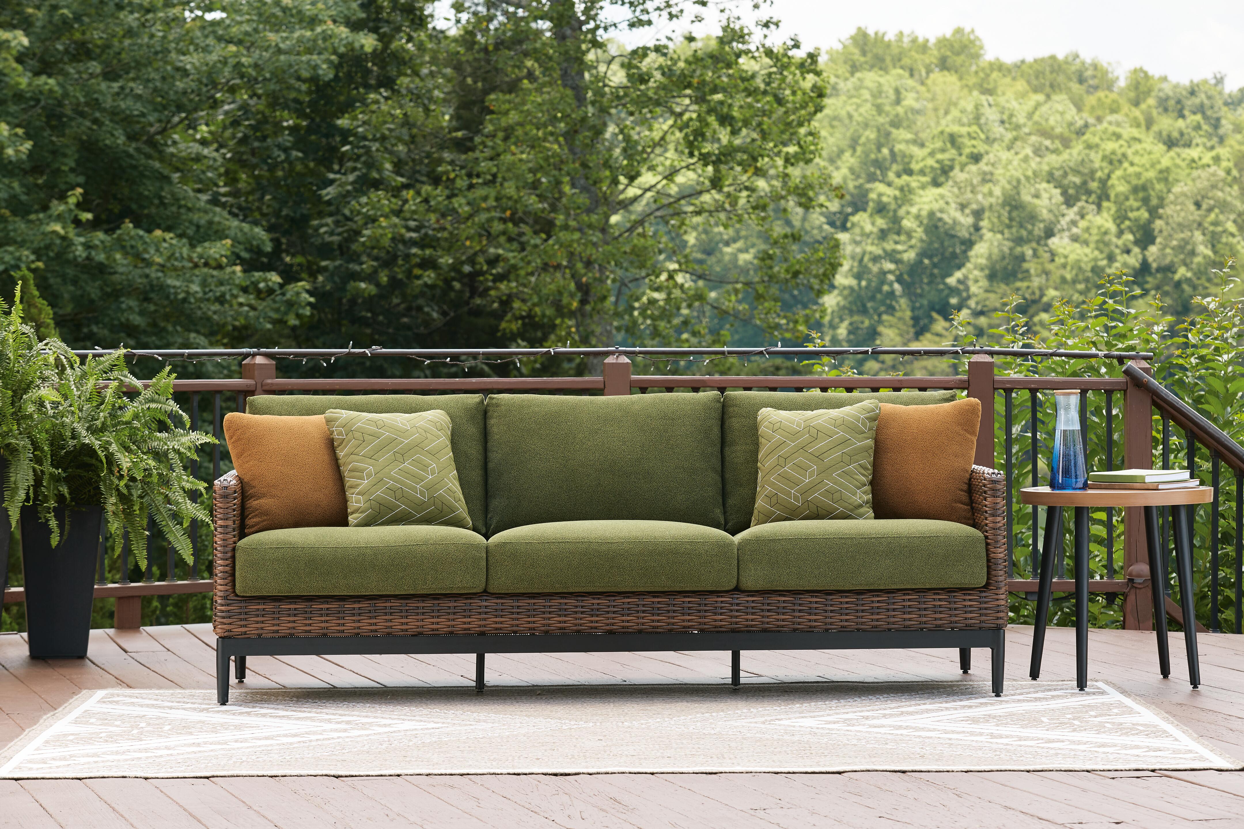 Horizon Hall Outdoor Sofa with Cushion - Luxury Home Furniture (MI)