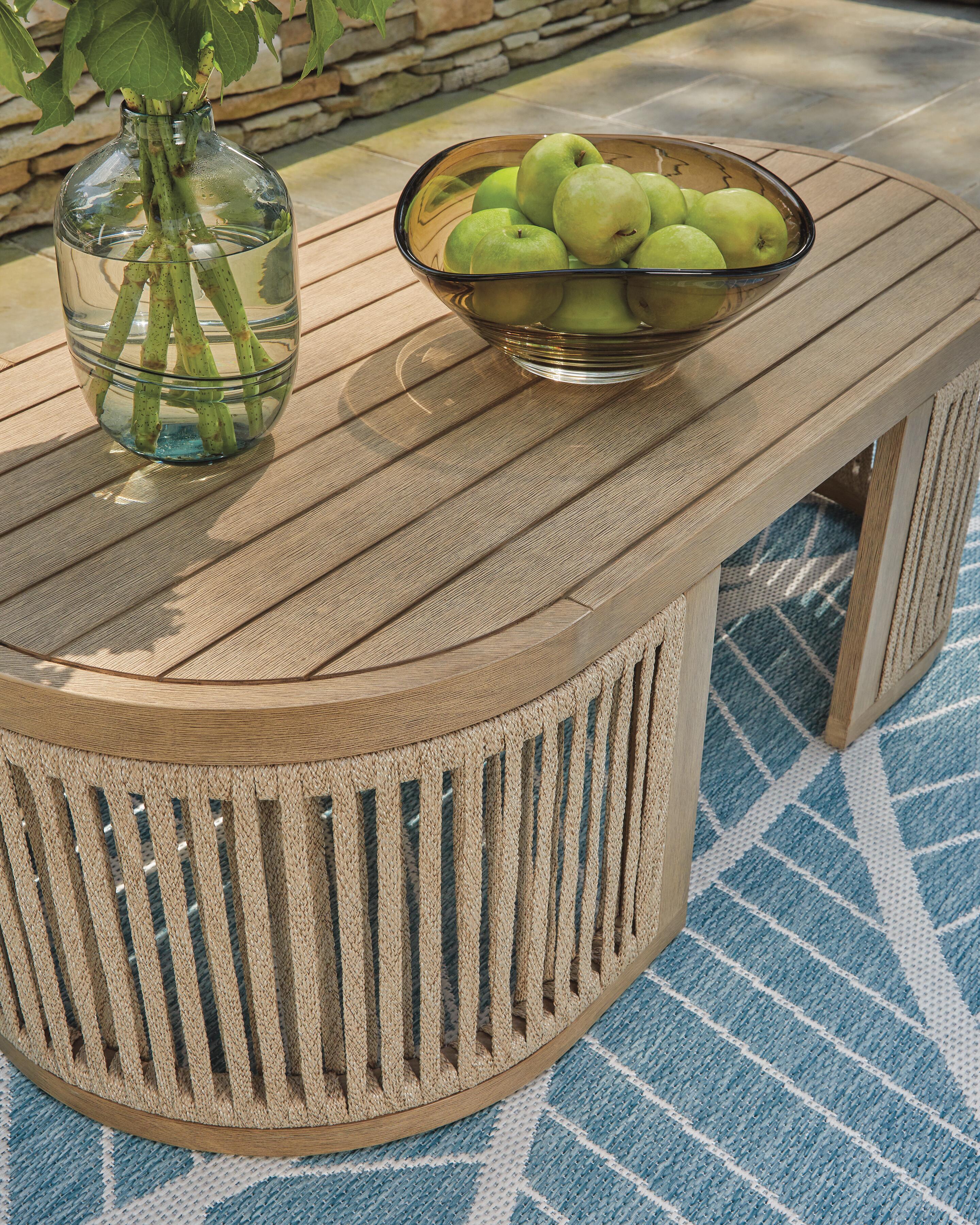 Serena Shores Outdoor Coffee Table - Luxury Home Furniture (MI)