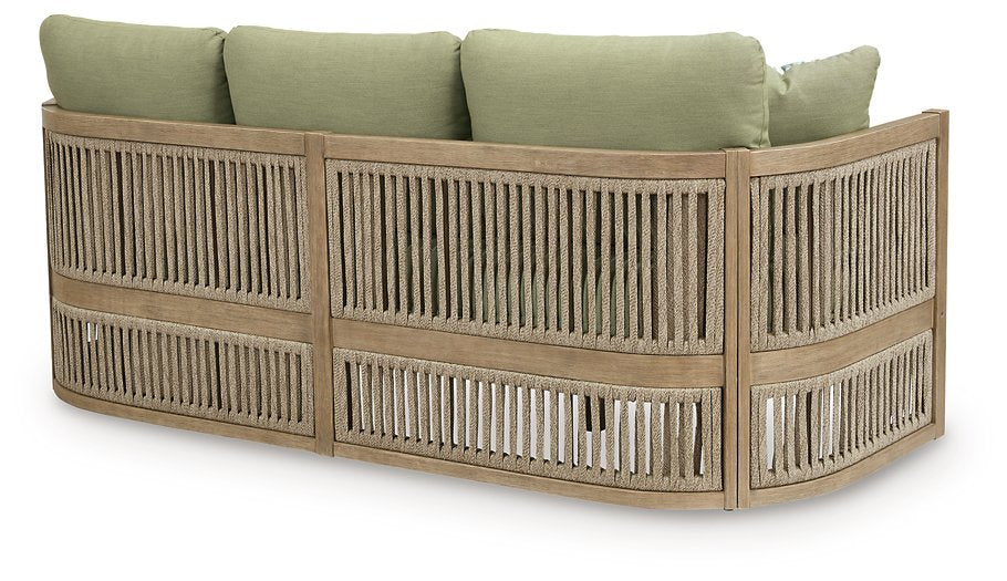 Serena Shores Outdoor Sofa with Cushion - Luxury Home Furniture (MI)