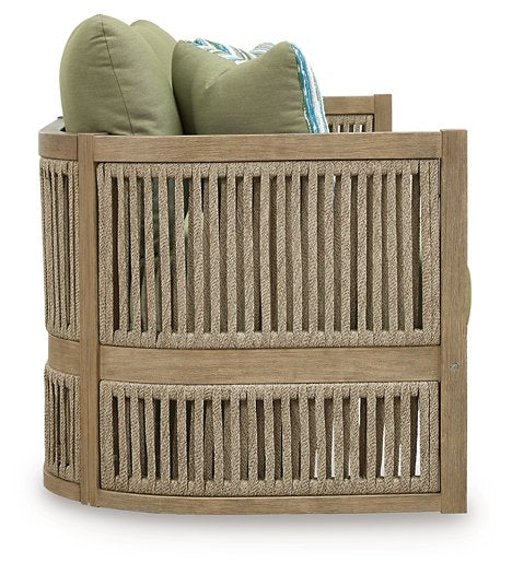 Serena Shores Outdoor Sofa with Cushion - Luxury Home Furniture (MI)