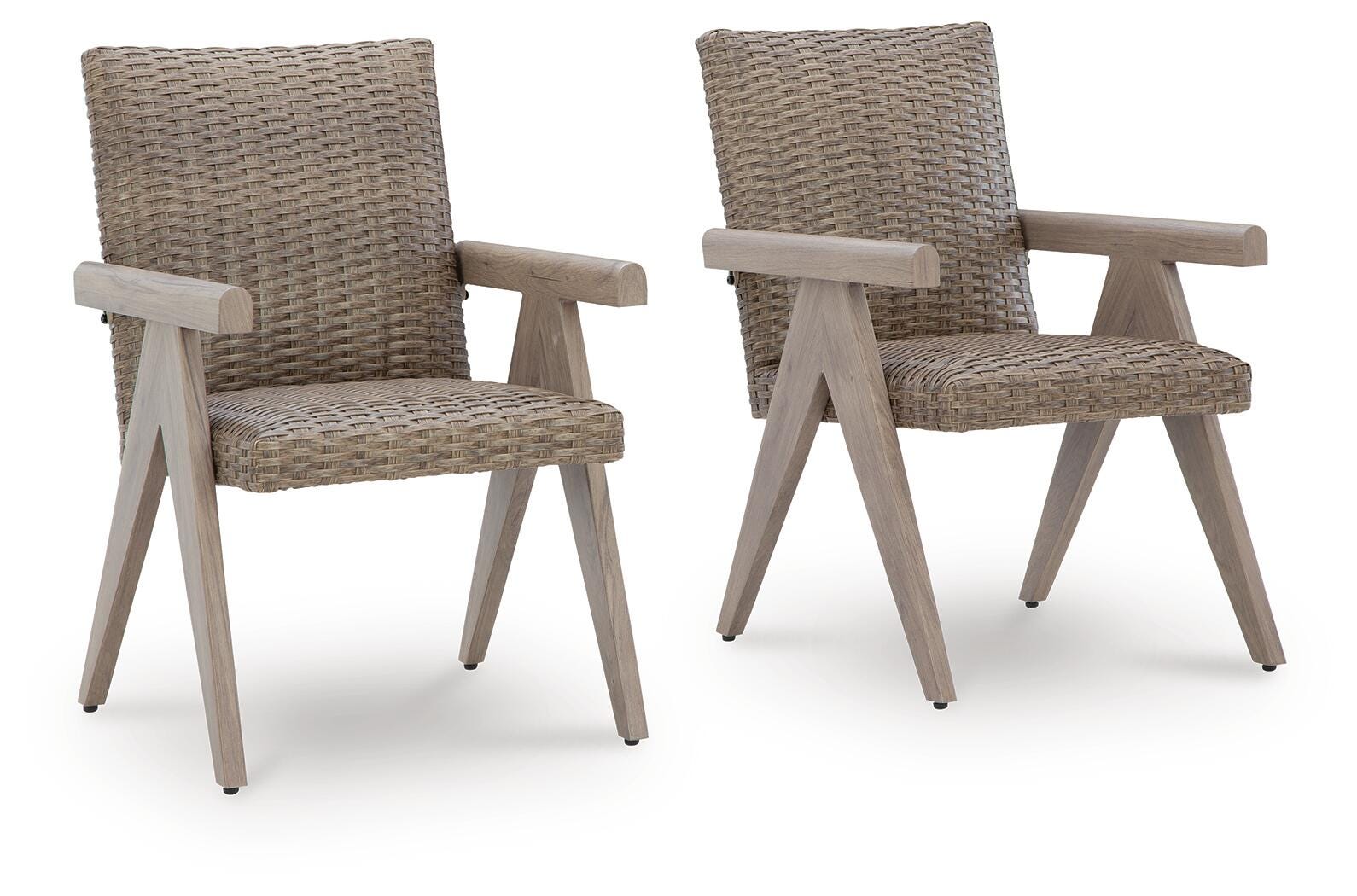 Cliff Trails Outdoor Arm Chair (Set of 2) - Luxury Home Furniture (MI)