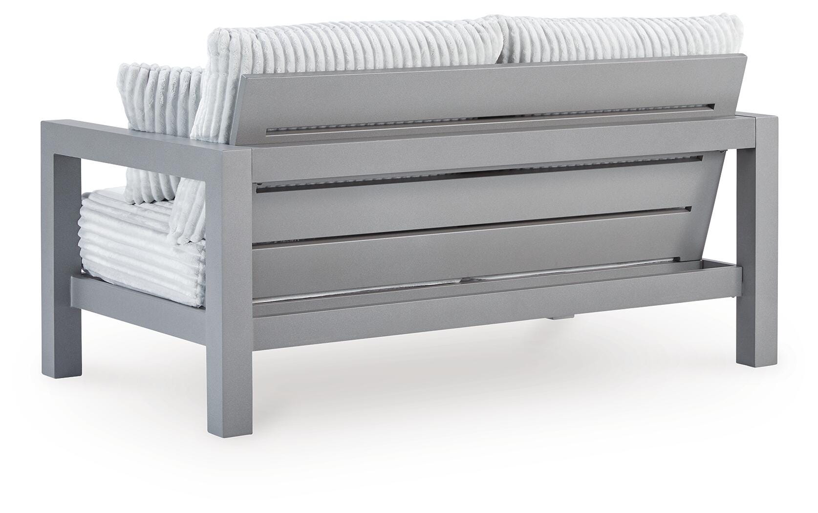 Hurley Park Outdoor Loveseat with Cushion - Luxury Home Furniture (MI)