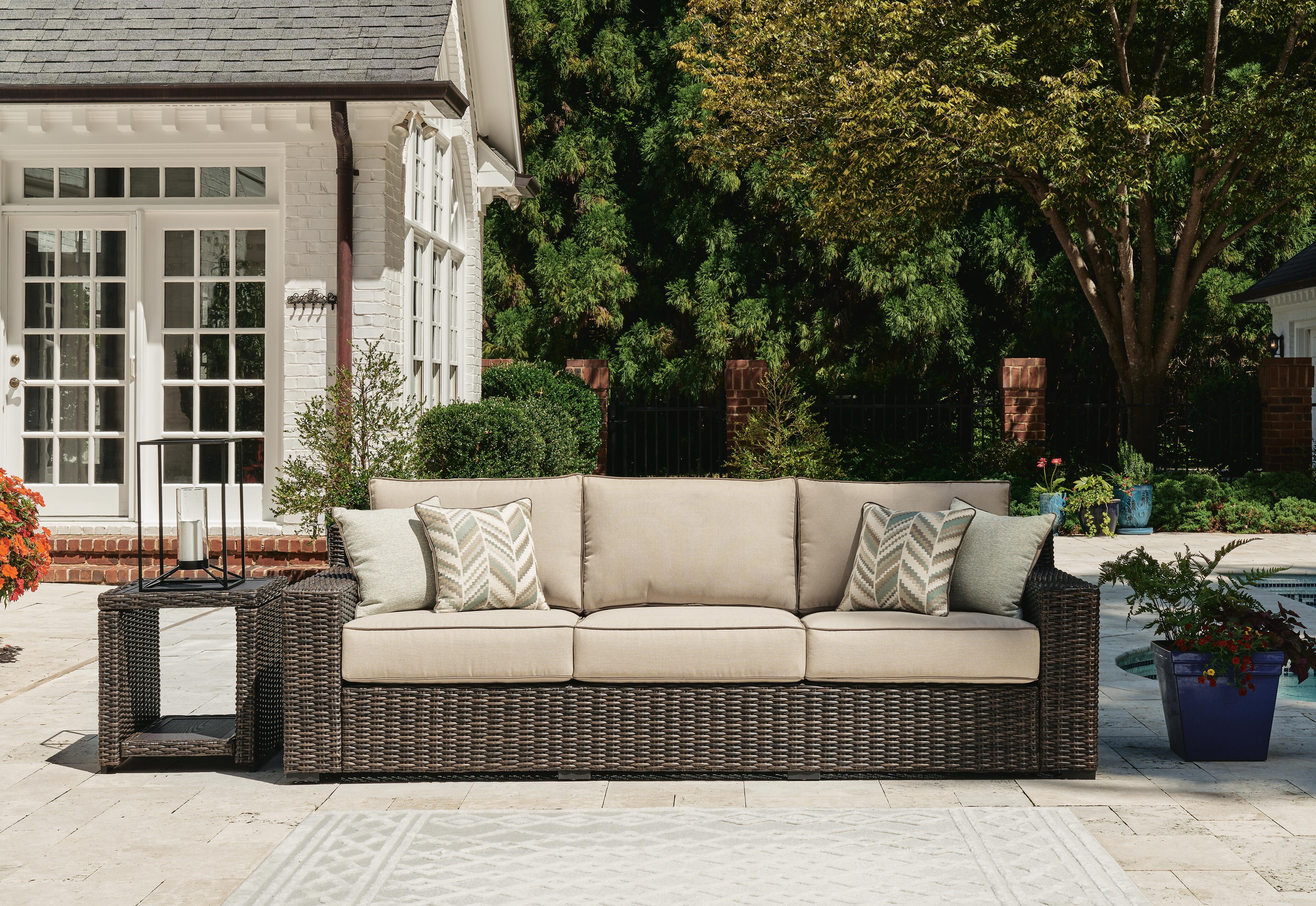 Coastline Bay Outdoor Sofa with Cushion - Luxury Home Furniture (MI)