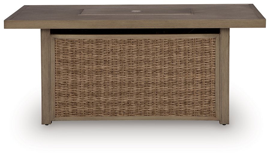 Laguna Heights Outdoor Fire Pit Table - Luxury Home Furniture (MI)