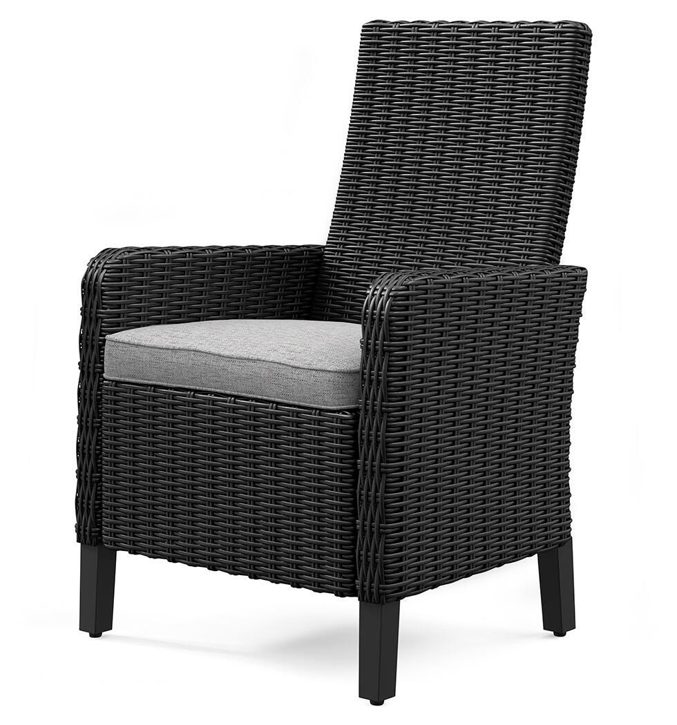 Beachcroft Outdoor Arm Chair with Cushion (Set of 2) - Luxury Home Furniture (MI)