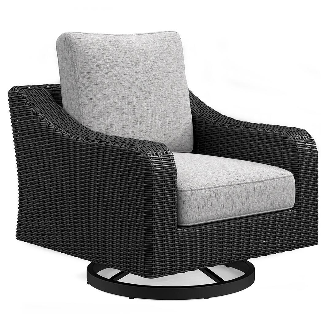 Beachcroft Outdoor Swivel Lounge with Cushion - Luxury Home Furniture (MI)