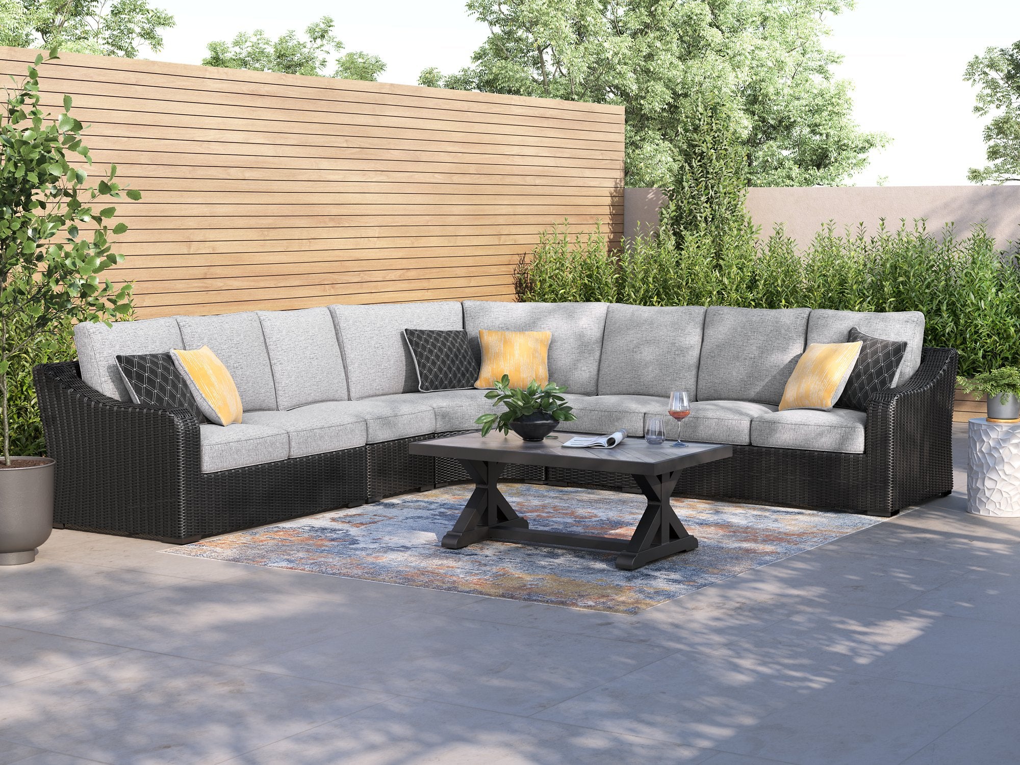 Beachcroft Outdoor Sectional - Luxury Home Furniture (MI)