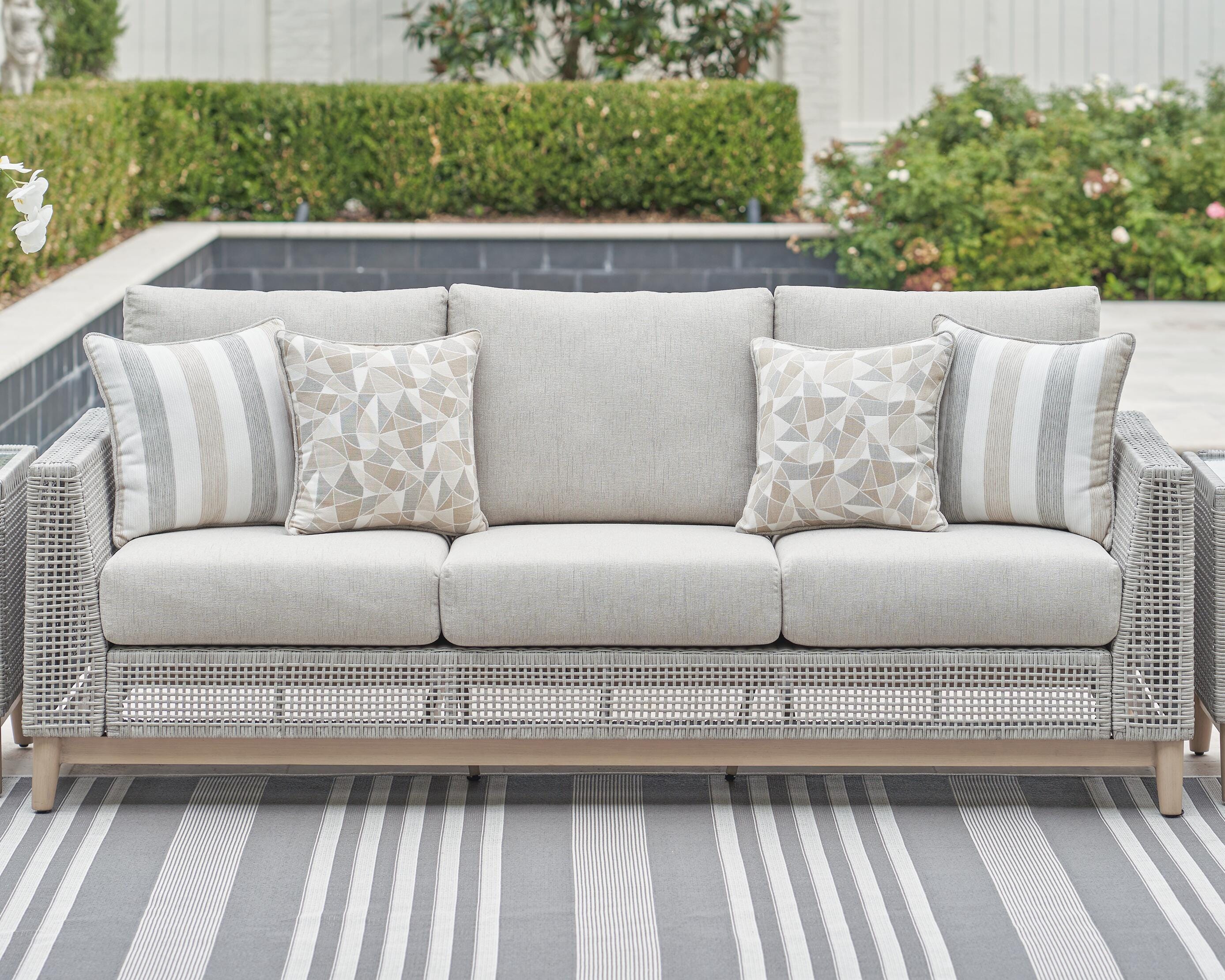 Seton Creek Outdoor Upholstery Set - Luxury Home Furniture (MI)