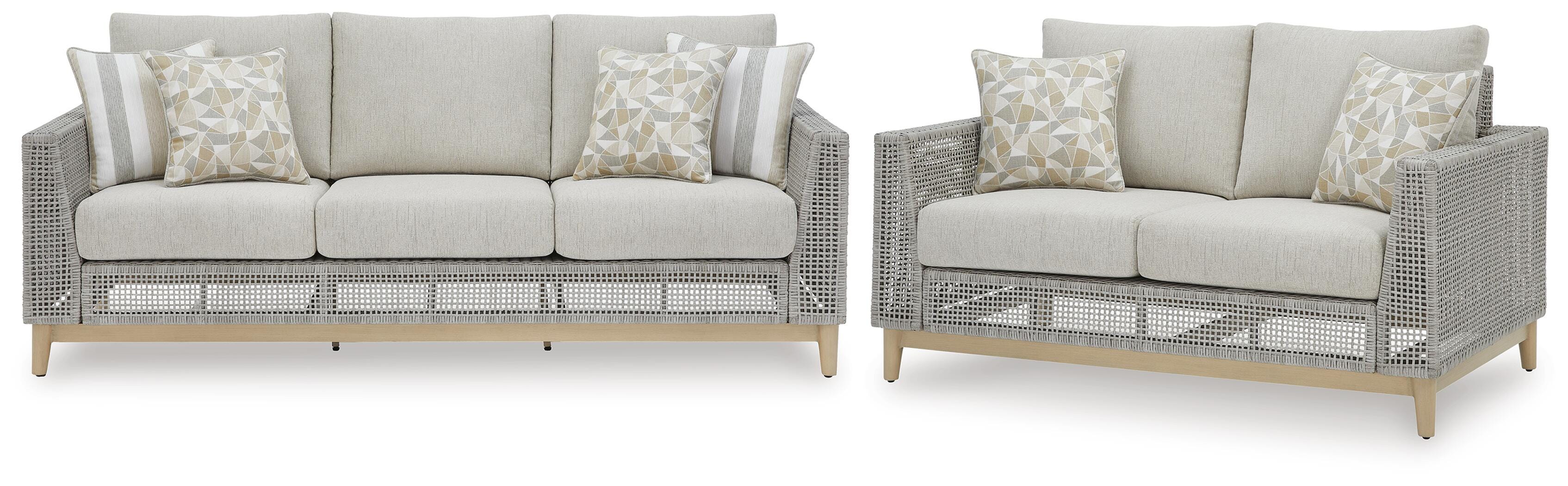 Seton Creek Outdoor Seating Set - Luxury Home Furniture (MI)