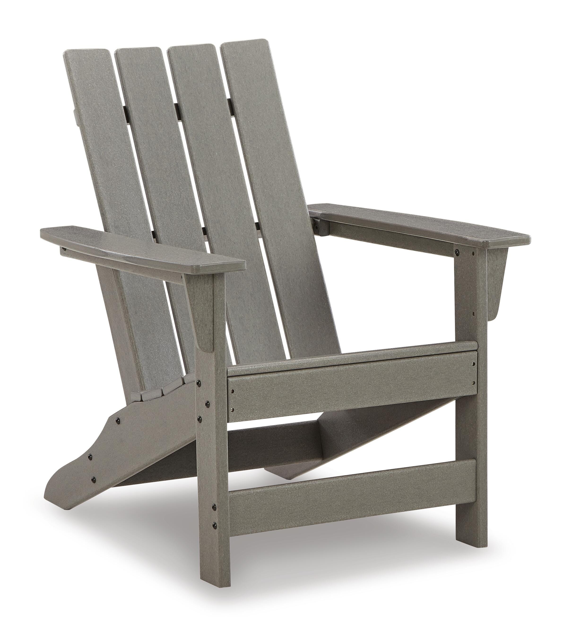 Visola Outdoor Adirondack Chair Set with End Table - Luxury Home Furniture (MI)