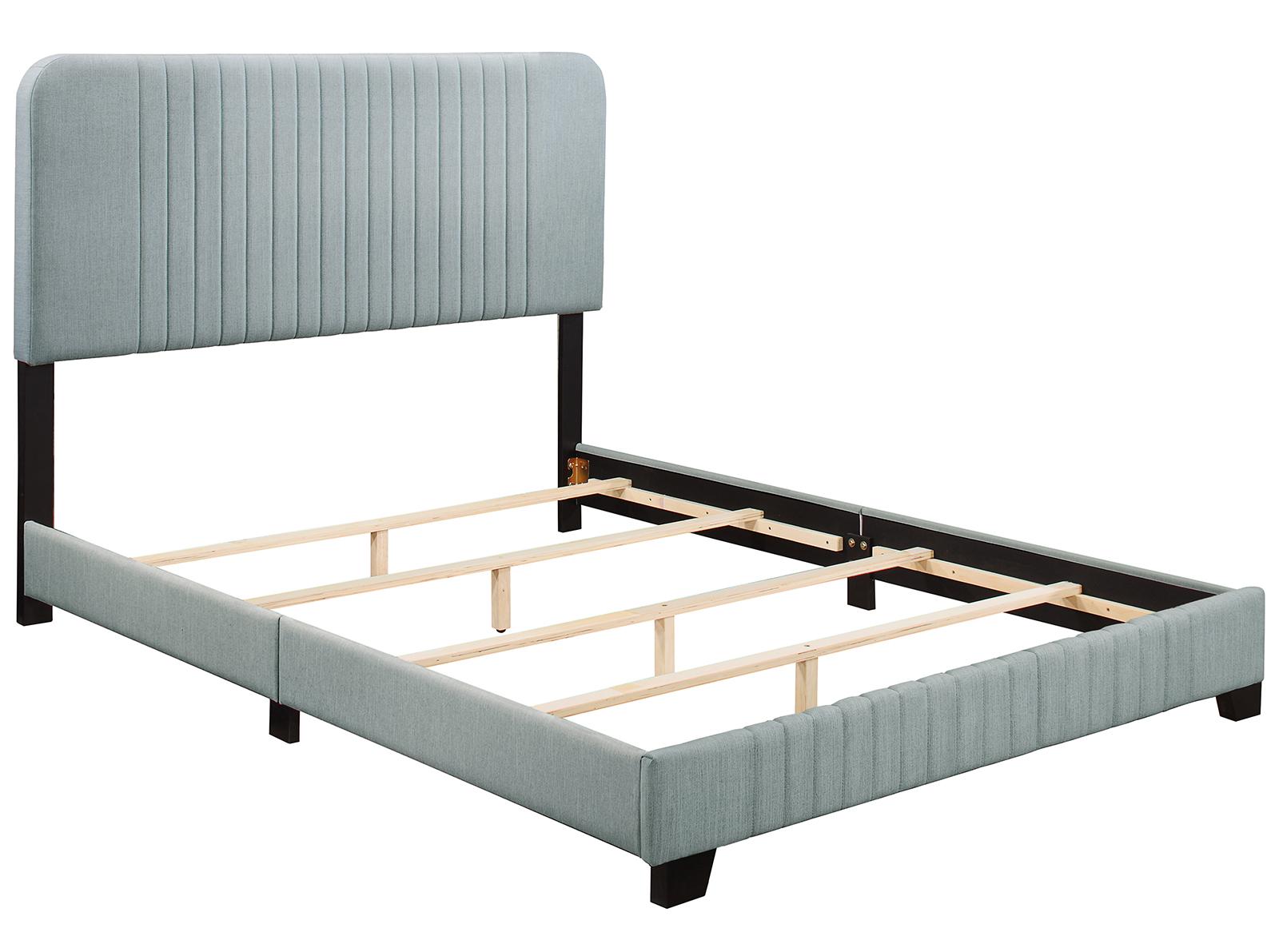 Pulaski ACH All-In-One Queen Channeled Bed in Blue