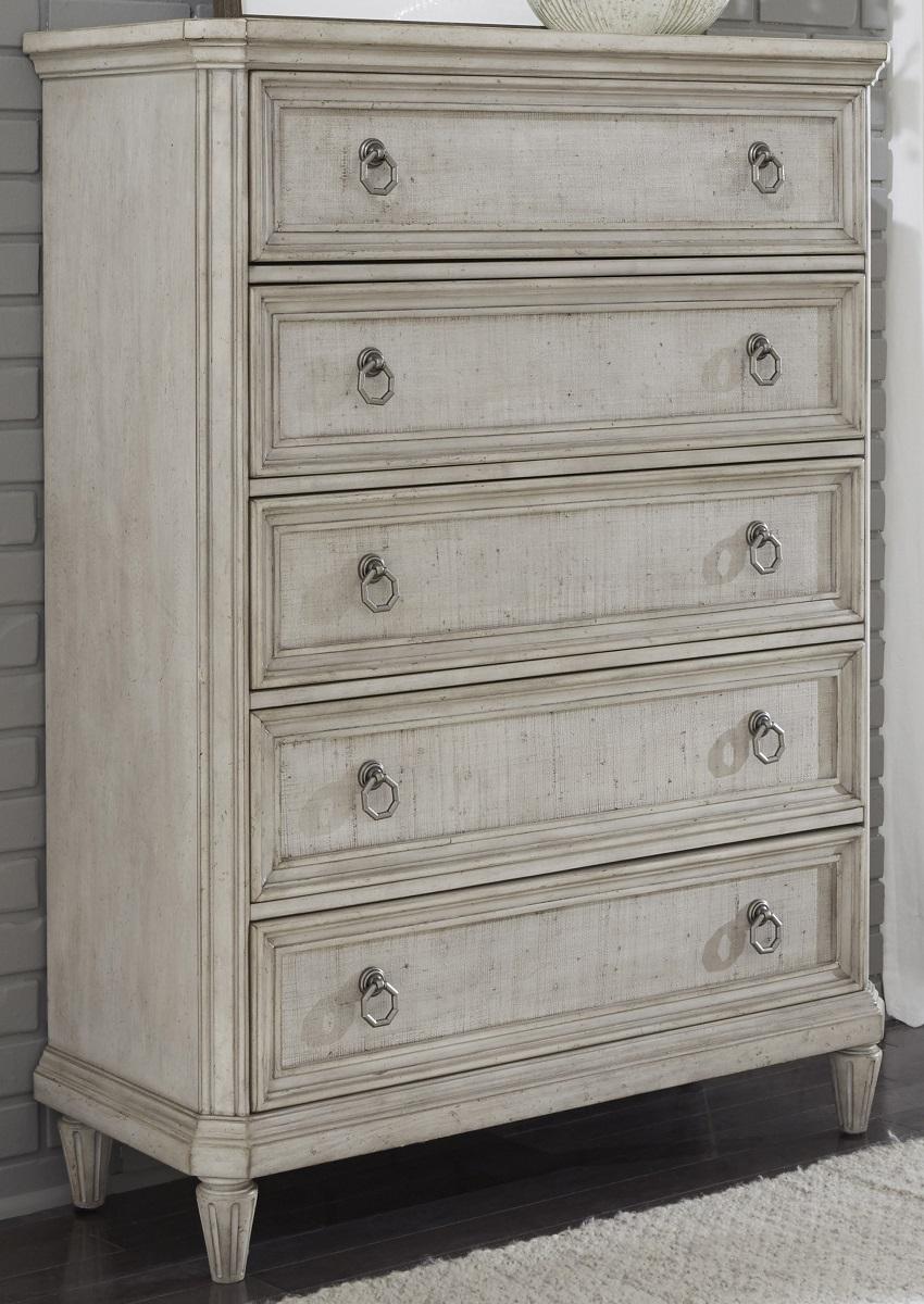 Pulaski Campbell Street 5 Drawer Chest in Vanilla Cream - Luxury Home Furniture (MI)