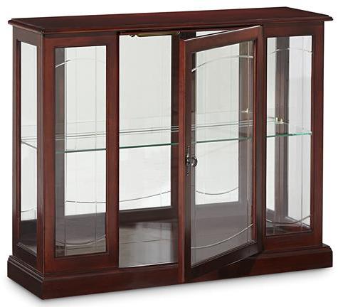 Pulaski Curio Console in Ridgewood Cherry - Luxury Home Furniture (MI)