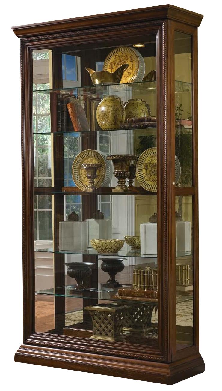 Pulaski Edwardian Two Way Sliding Door Curio