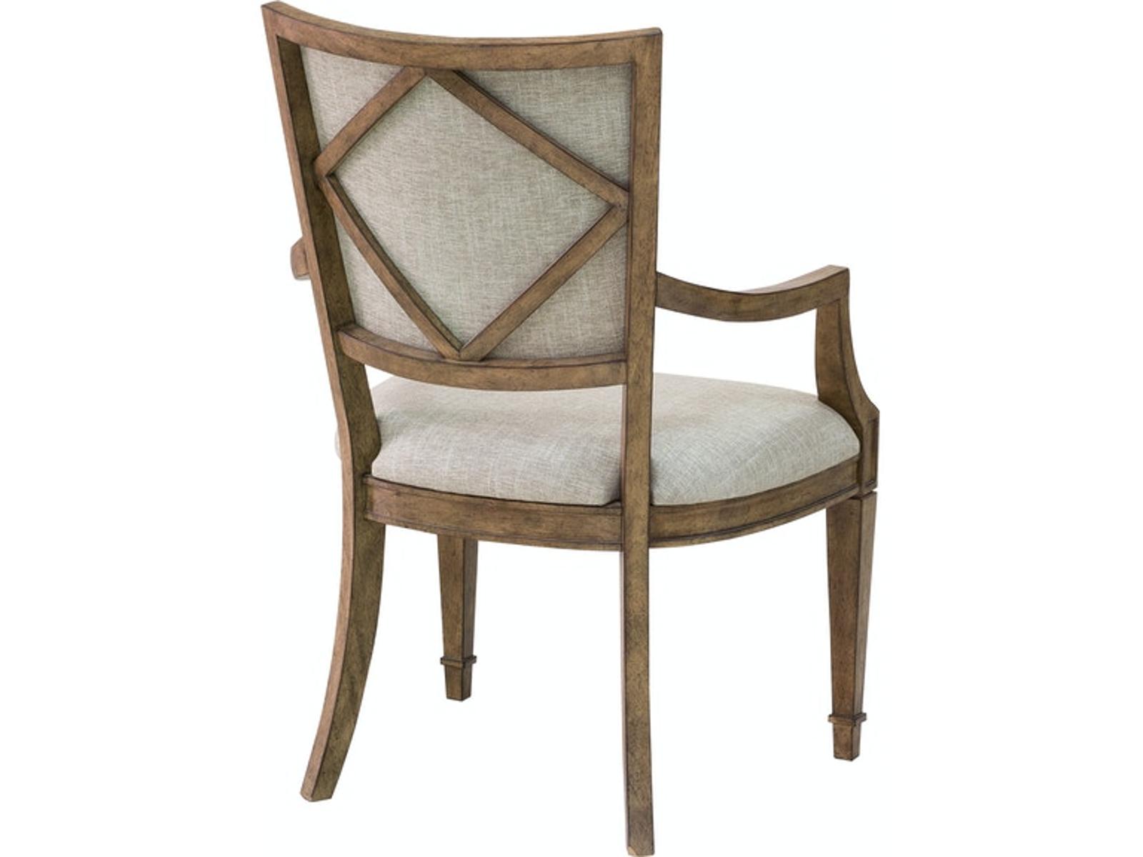 Pulaski Furniture Anthology Arm Chair in Medium Wood (Set of 2) - Luxury Home Furniture (MI)